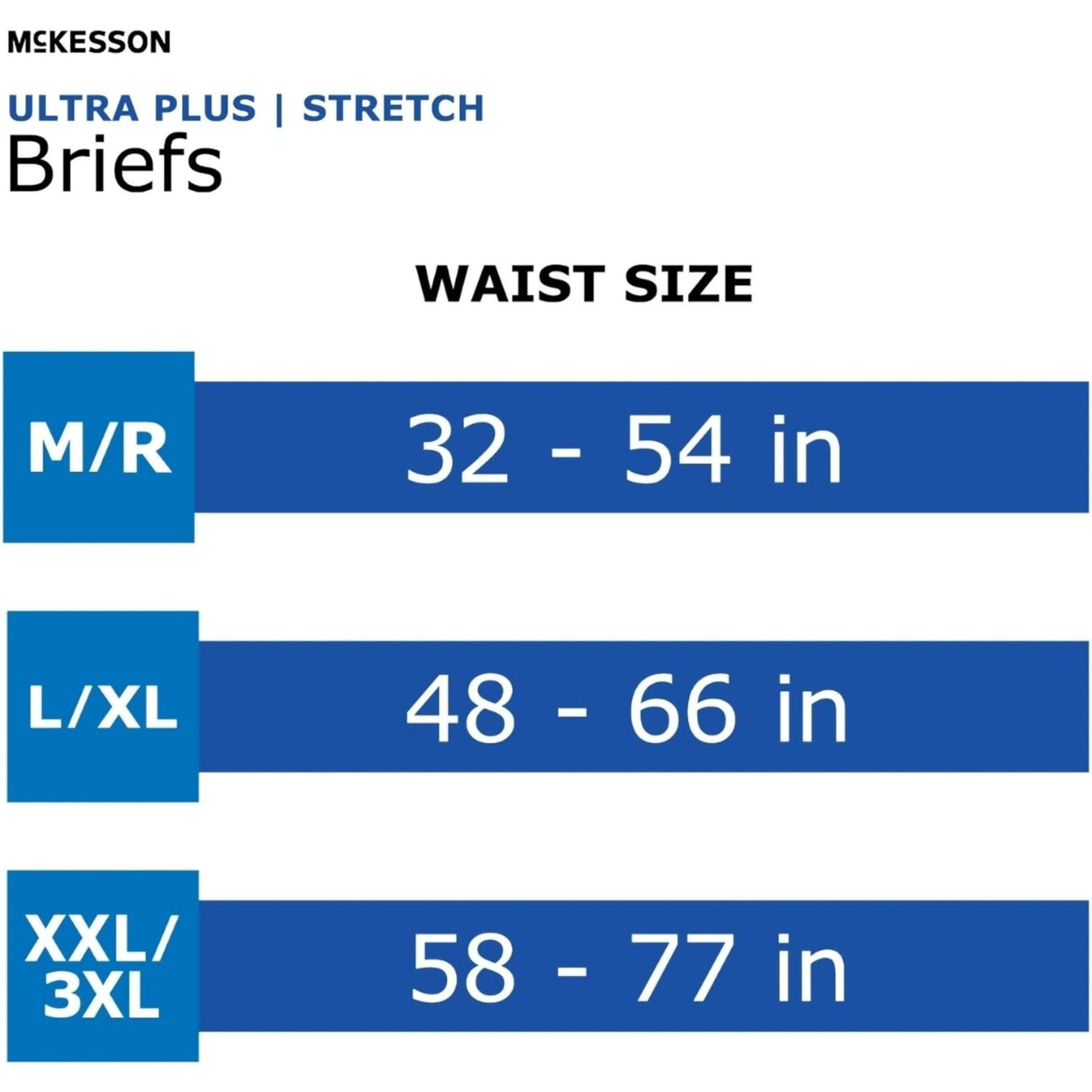 McKesson Bariatric Ultra Plus Stretch Brief Adult Diapers with Tabs, Heavy Absorbency, BRSTRBAR, Light Green - 2XL/3XL (58-77") - Bag of 20