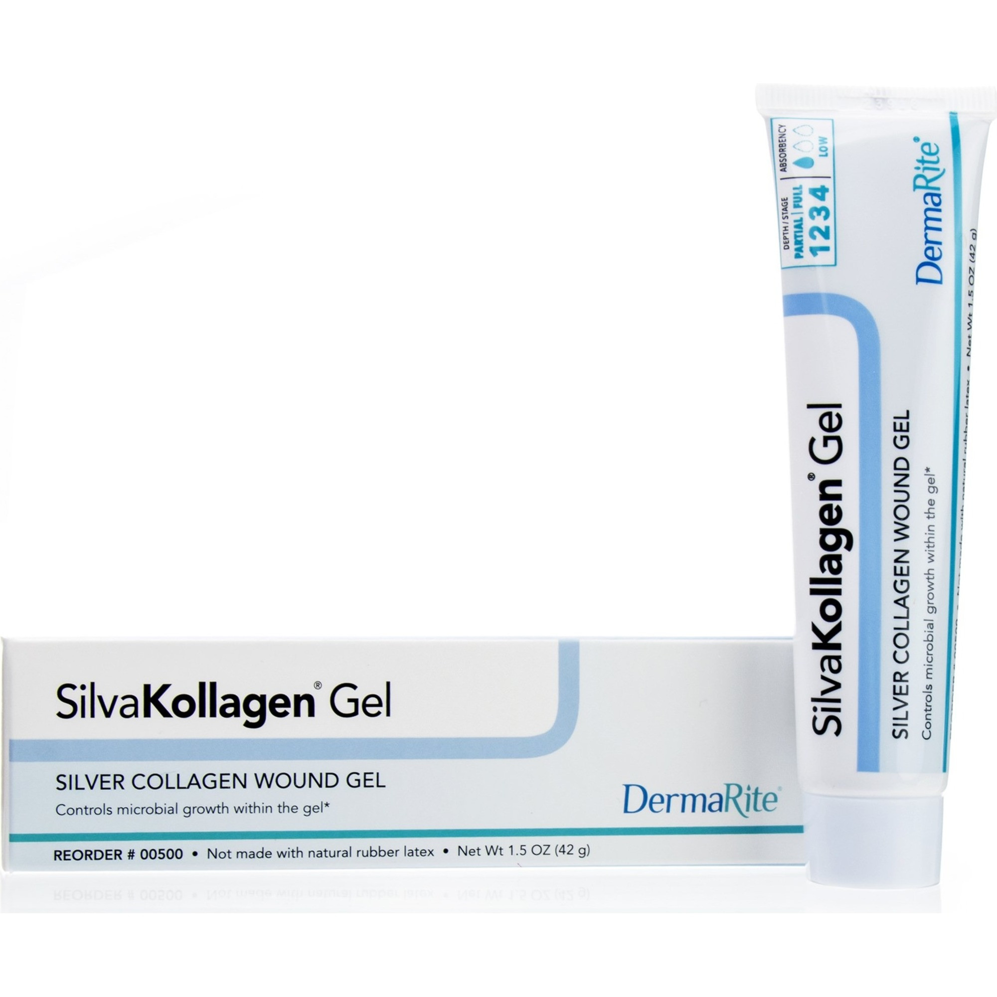 SilvaKollagen Gel Silver Collagen Wound Gel, 1.5 oz., 00500, 1 Each
