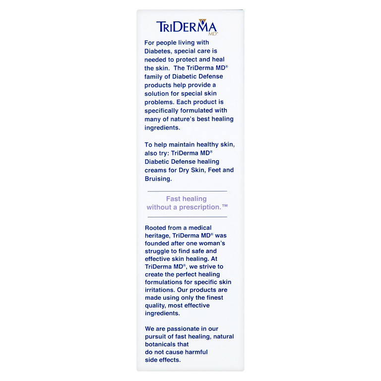 TriDerma MD Diabetic Dry Skin Defense Healing Cream, 4.2 oz.