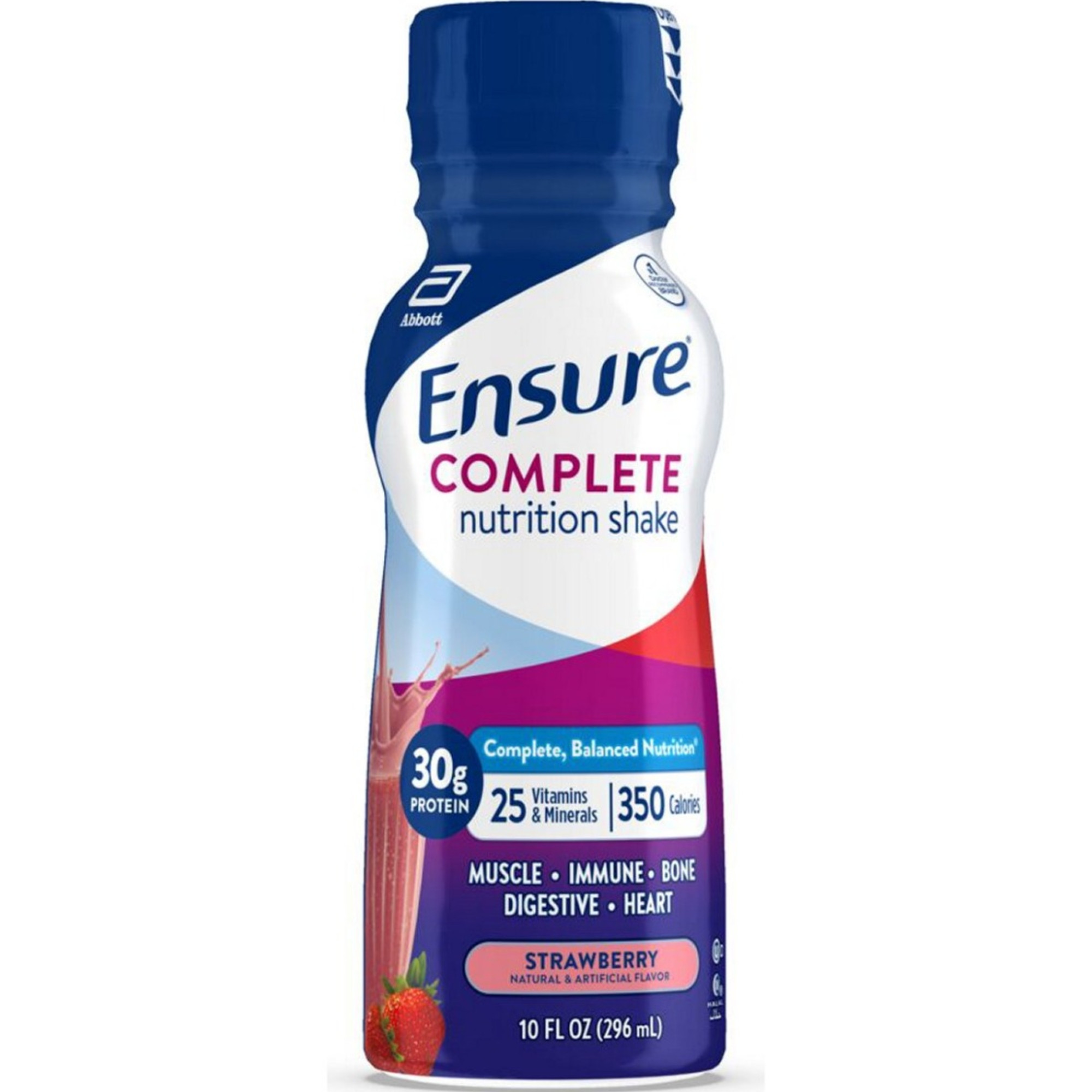 Ensure Complete Nutrition Shake, 10 oz., Strawberry
