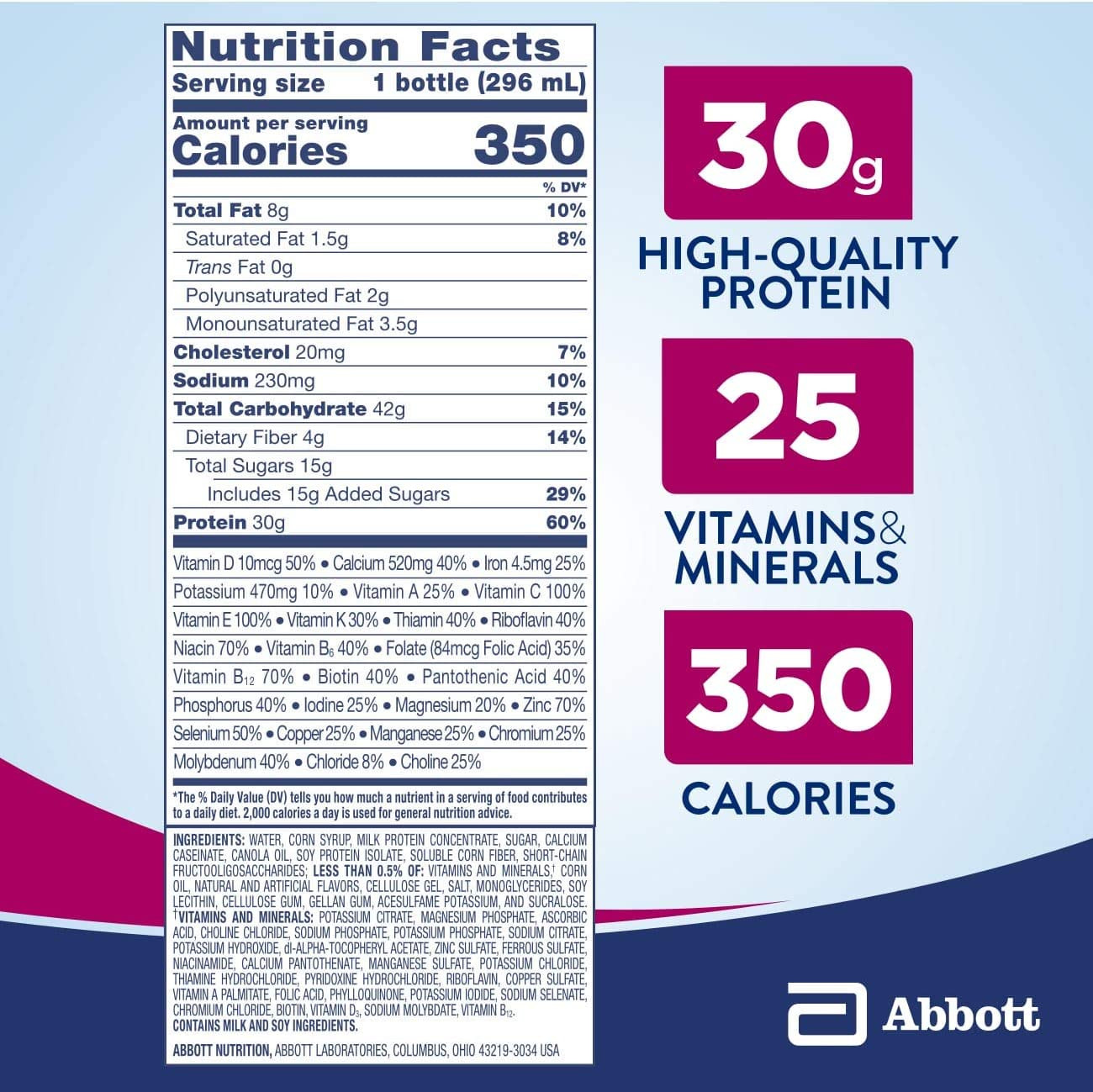 Ensure Complete Nutrition Shake, 10 oz., Vanilla