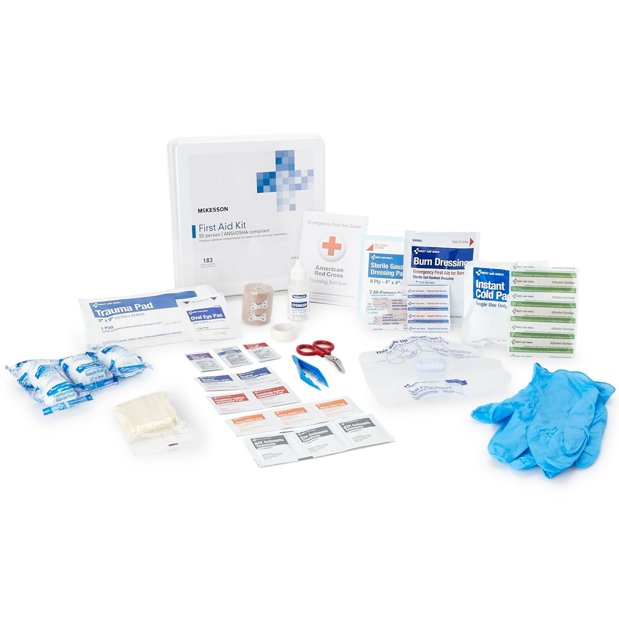 McKesson MooreBrand 50 Person First Aid Kit, 30325, 1 Each