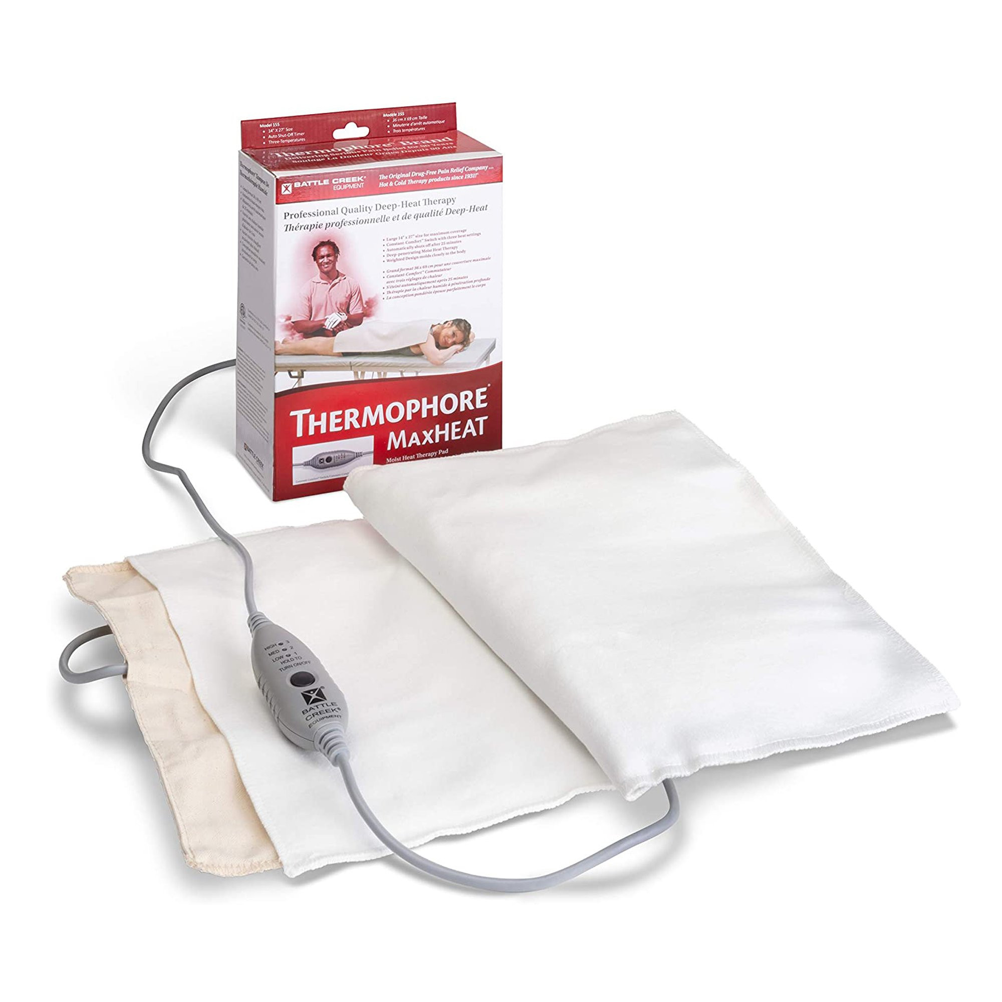 Thermophore MaxHEAT Moist Heating Pad, 155, 14 X 27" - 1 Each