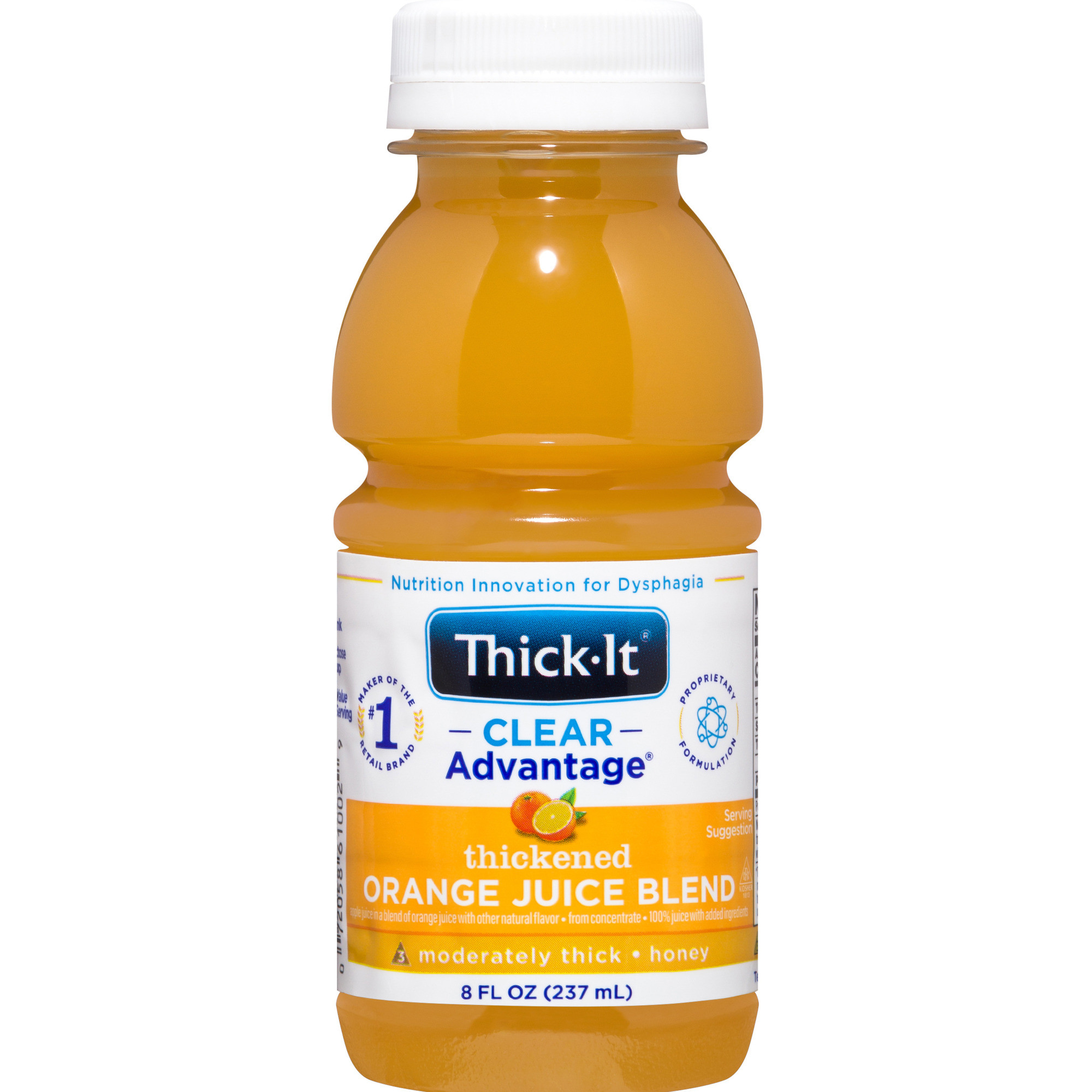 Thick-It Clear Advantage Thickened Orange Juice Blend, Moderately Thick, Honey Consistency