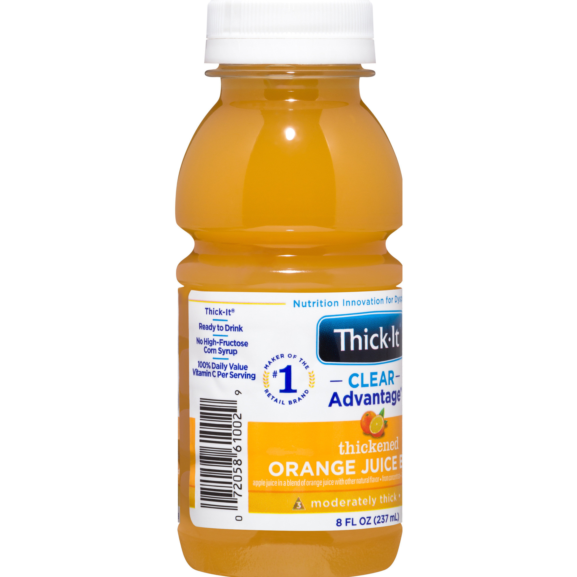 Thick-It Clear Advantage Thickened Orange Juice Blend, Moderately Thick, Honey Consistency
