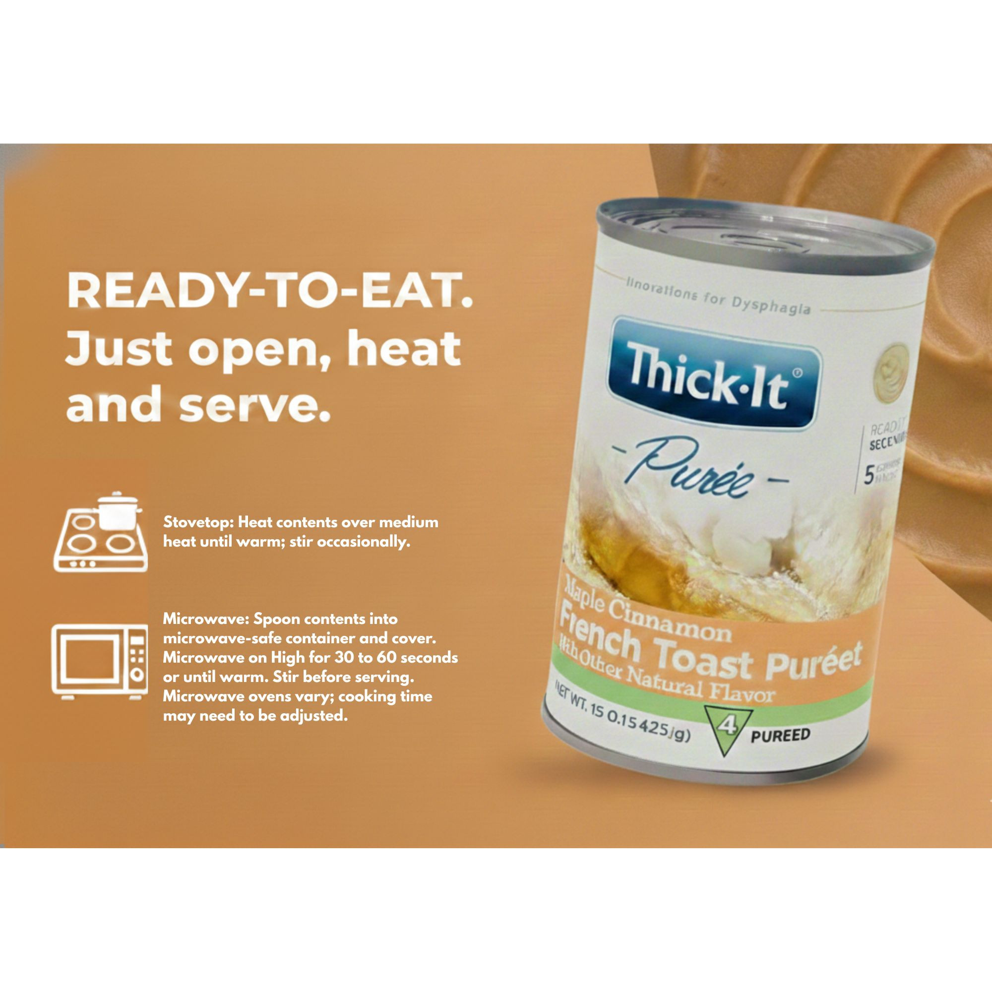 Thick-It Maple Cinnamon French Toast Puree, Can