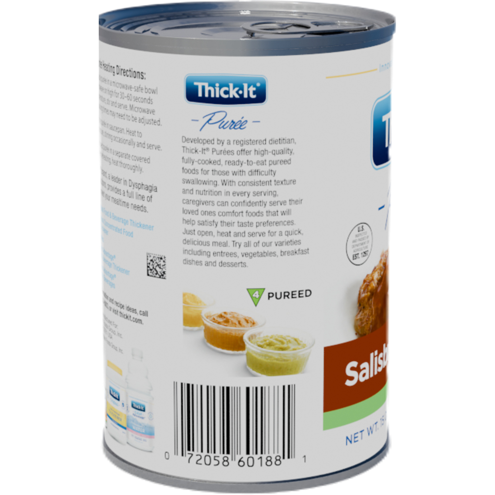 Thick-It Salisbury Steak Puree, Can