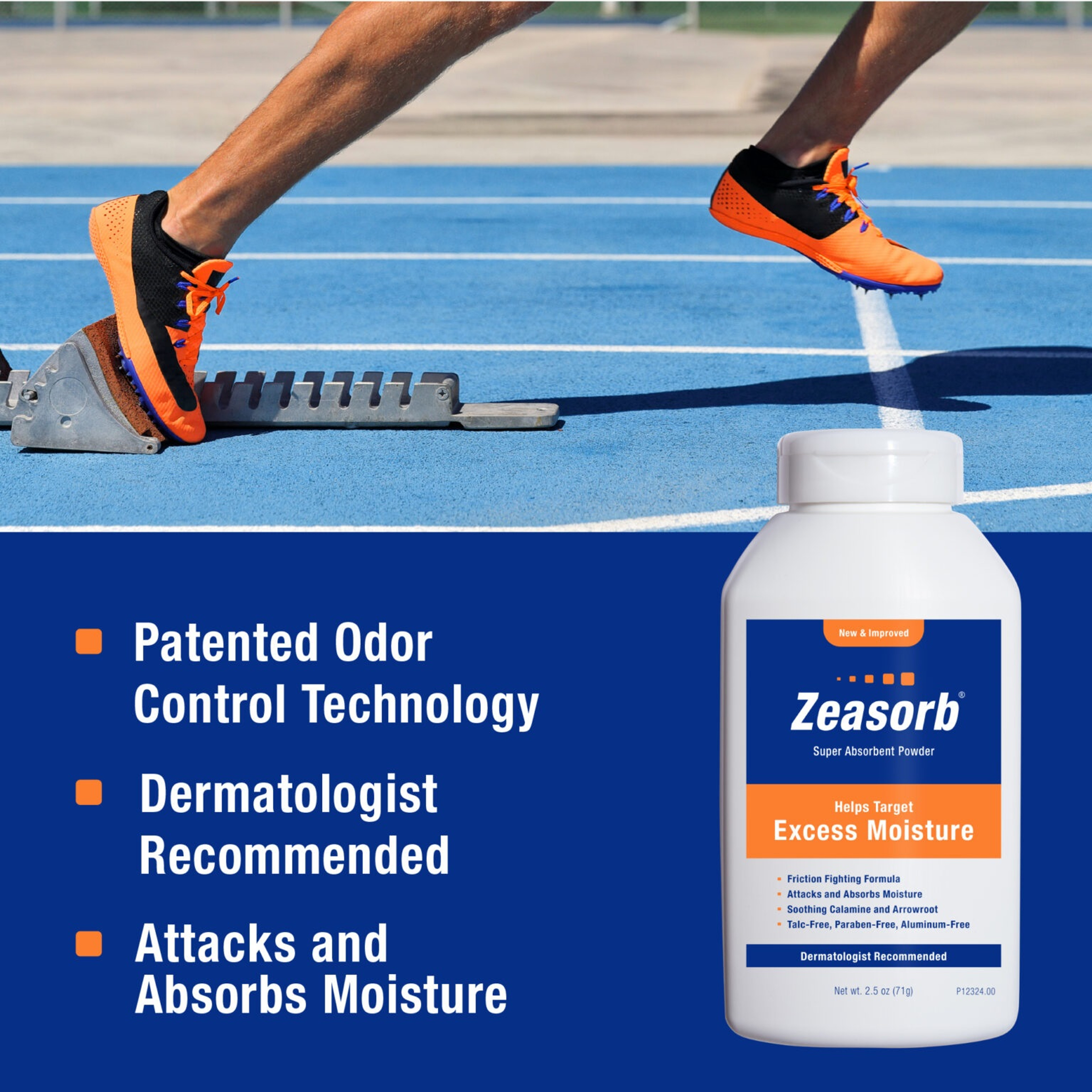 Zeasorb Prevention Super Absorbent Powder, 2.5 oz.