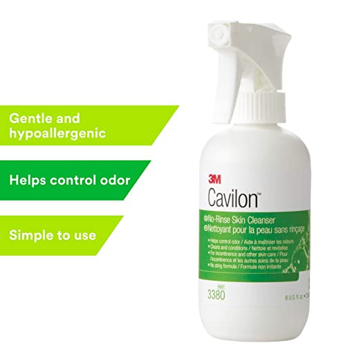 3M Cavilon No Rinse Skin Cleanser, Floral Scent, 8 oz.