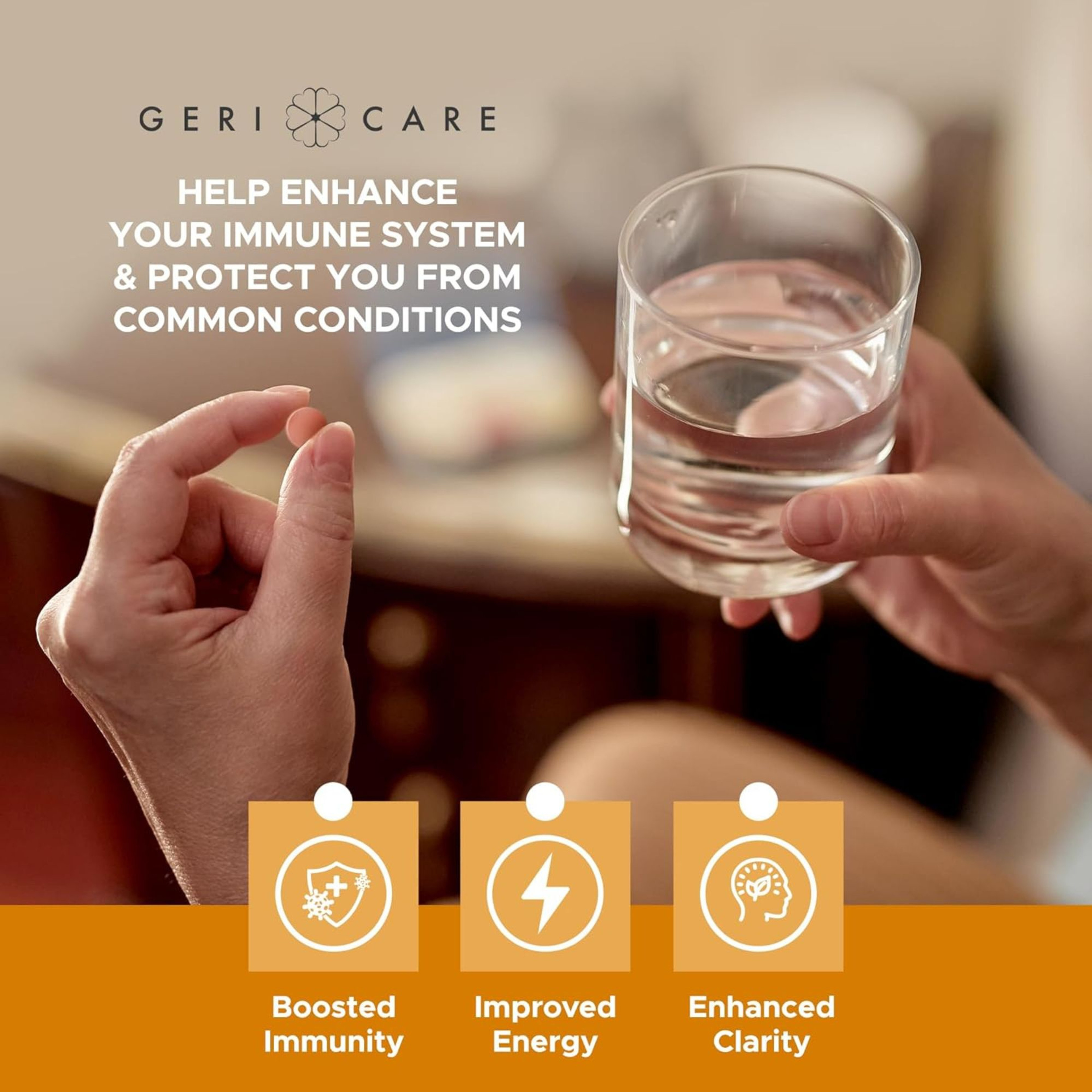 Geri-Care One-Daily Multi Vitamin with Minerals, 100 Tablets