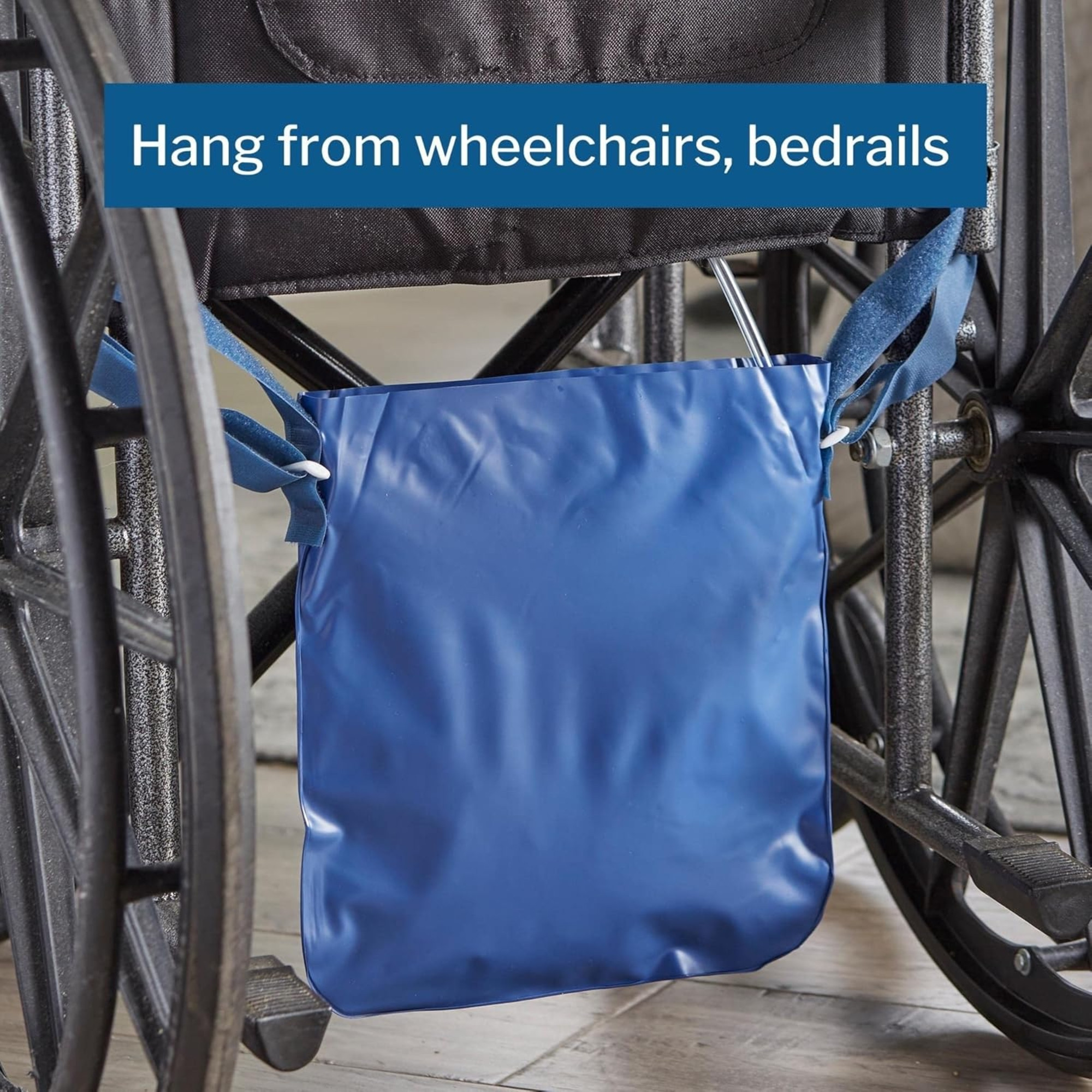 McKesson Urinary Bag Drainage Holder, Adjustable Straps, Navy Blue