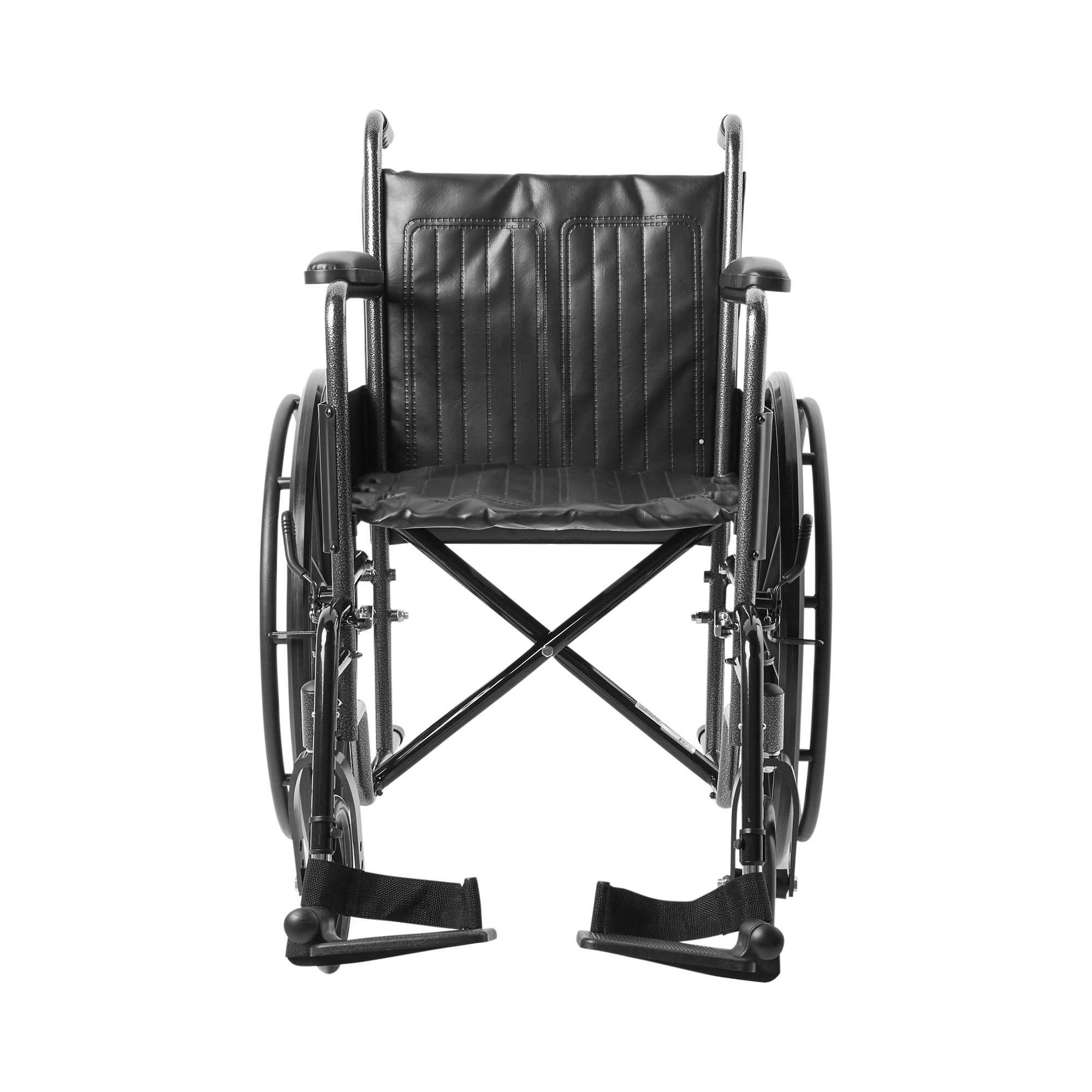 McKesson Wheelchair with Padded Arms, Swing Away Footrest, 18" Seat, 146-SSP218FA-SF, 1 Each