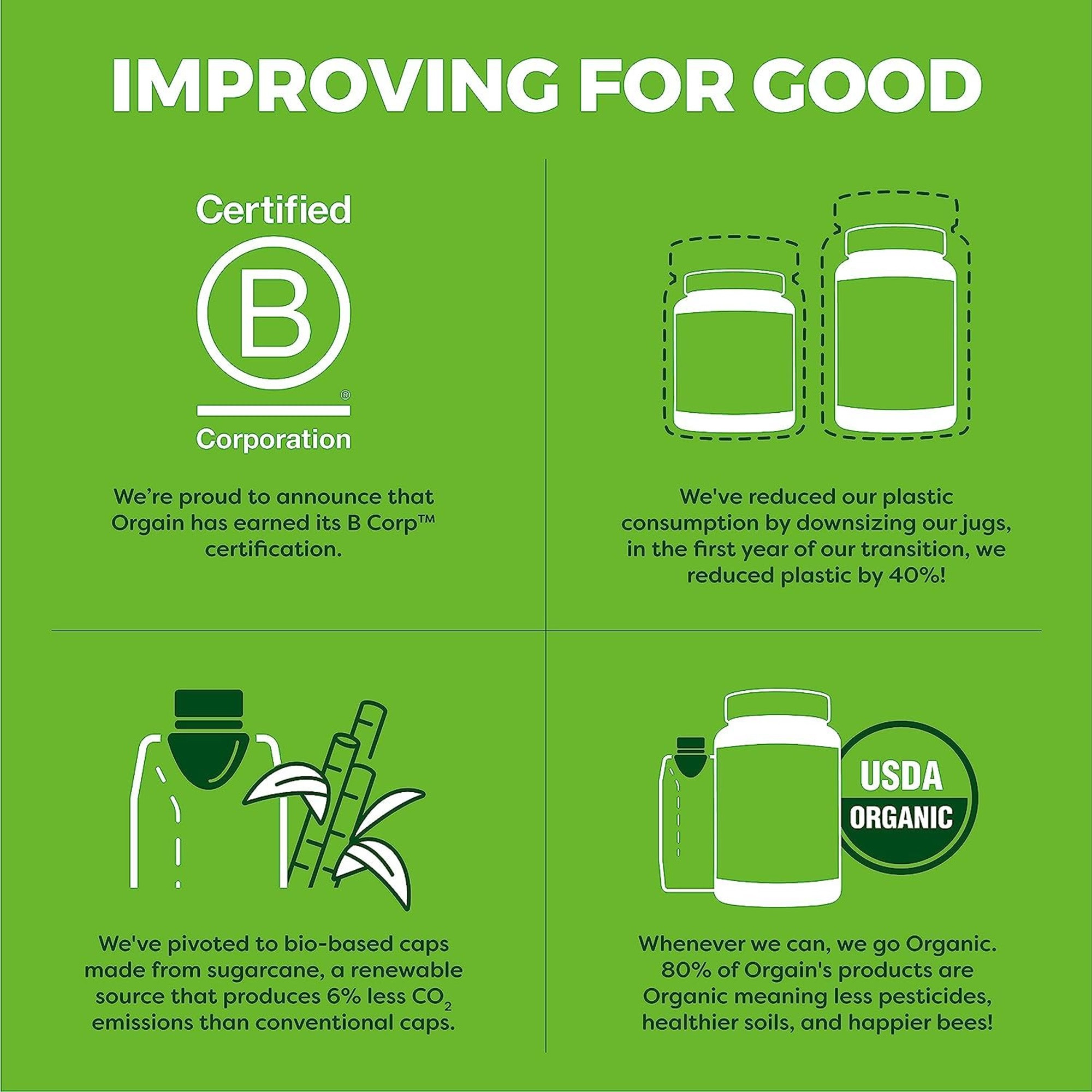 Orgain Organic Nutrition Grass-Fed Protein Shake, Iced Cafe Mocha