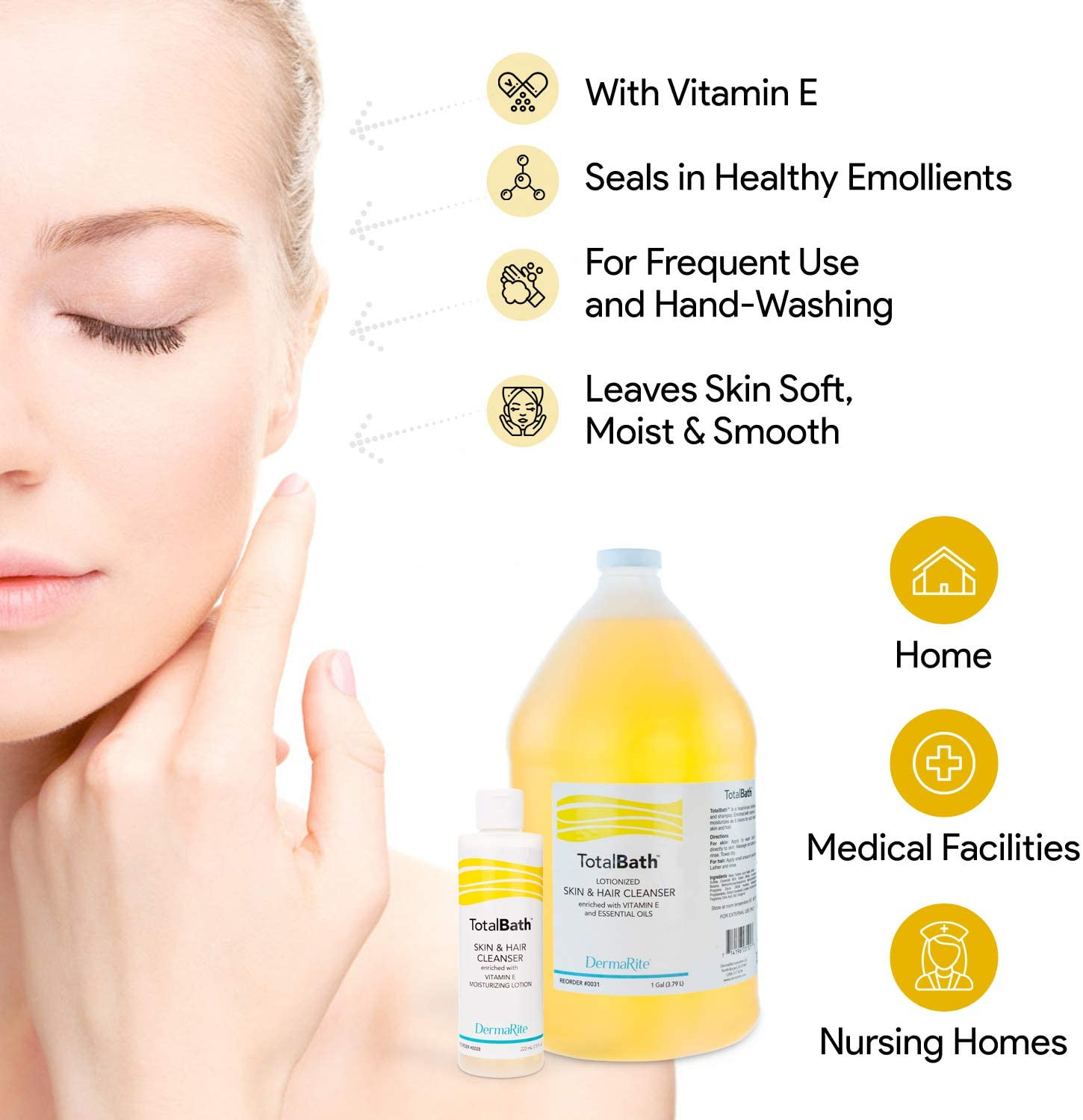 TotalBath Lotionized Skin & Hair Cleanser