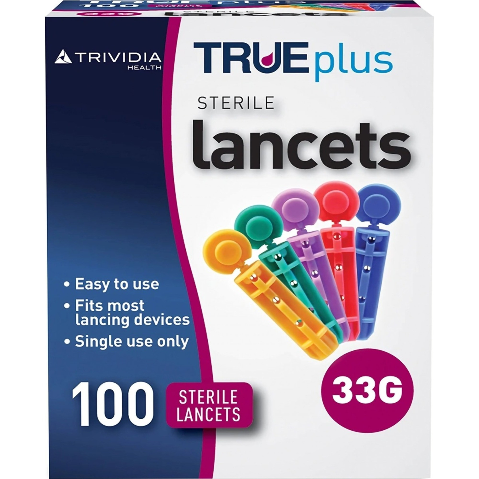 TRUEplus Sterile Lancets, 33 Gauge