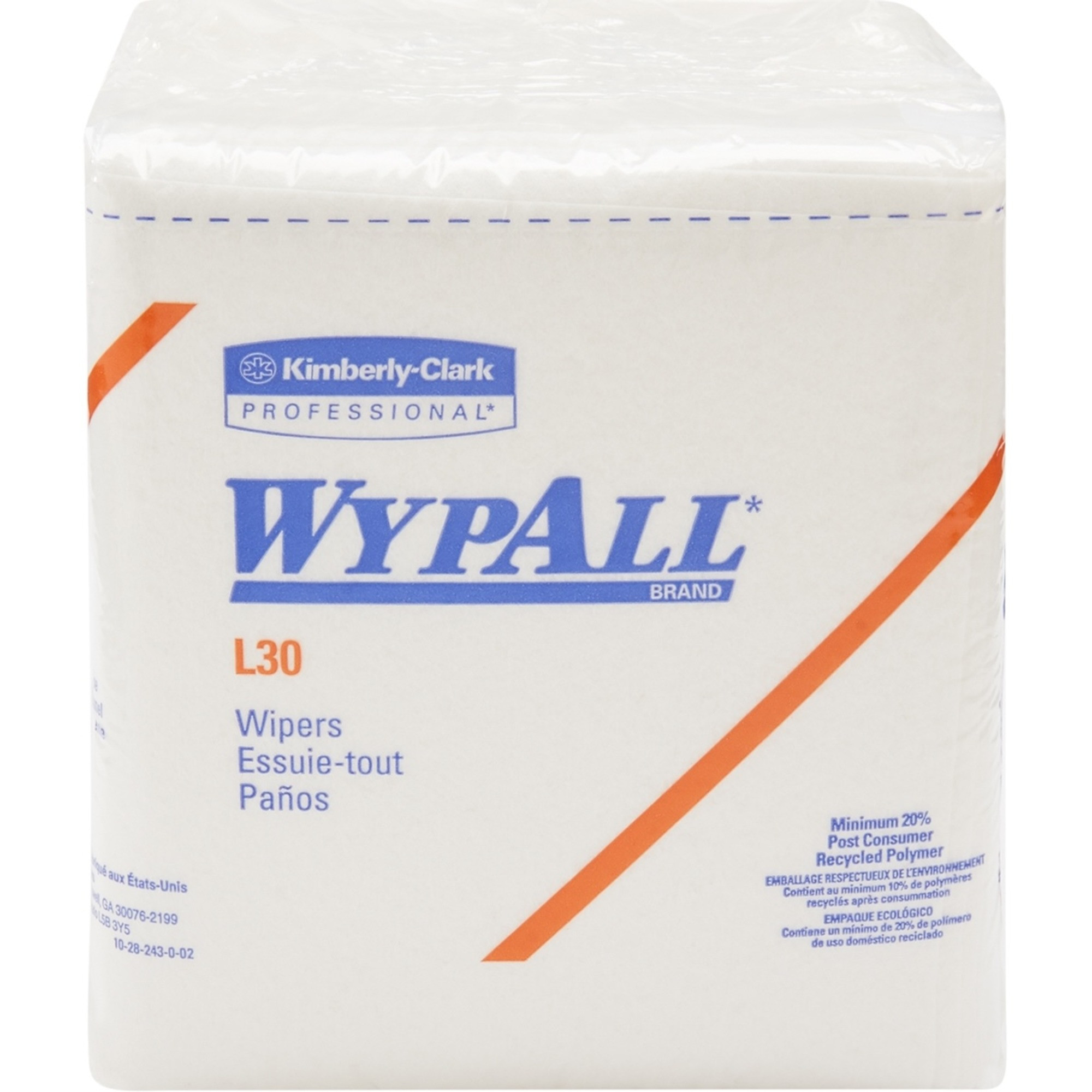 Kimberly Clark WypAll  L30 Task Wipes, 05812, Case of 1080 (12 Packs)