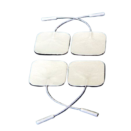 McKesson Replacement TENS Electrodes For All TENS and EMS Use, 78667, Pack of 4