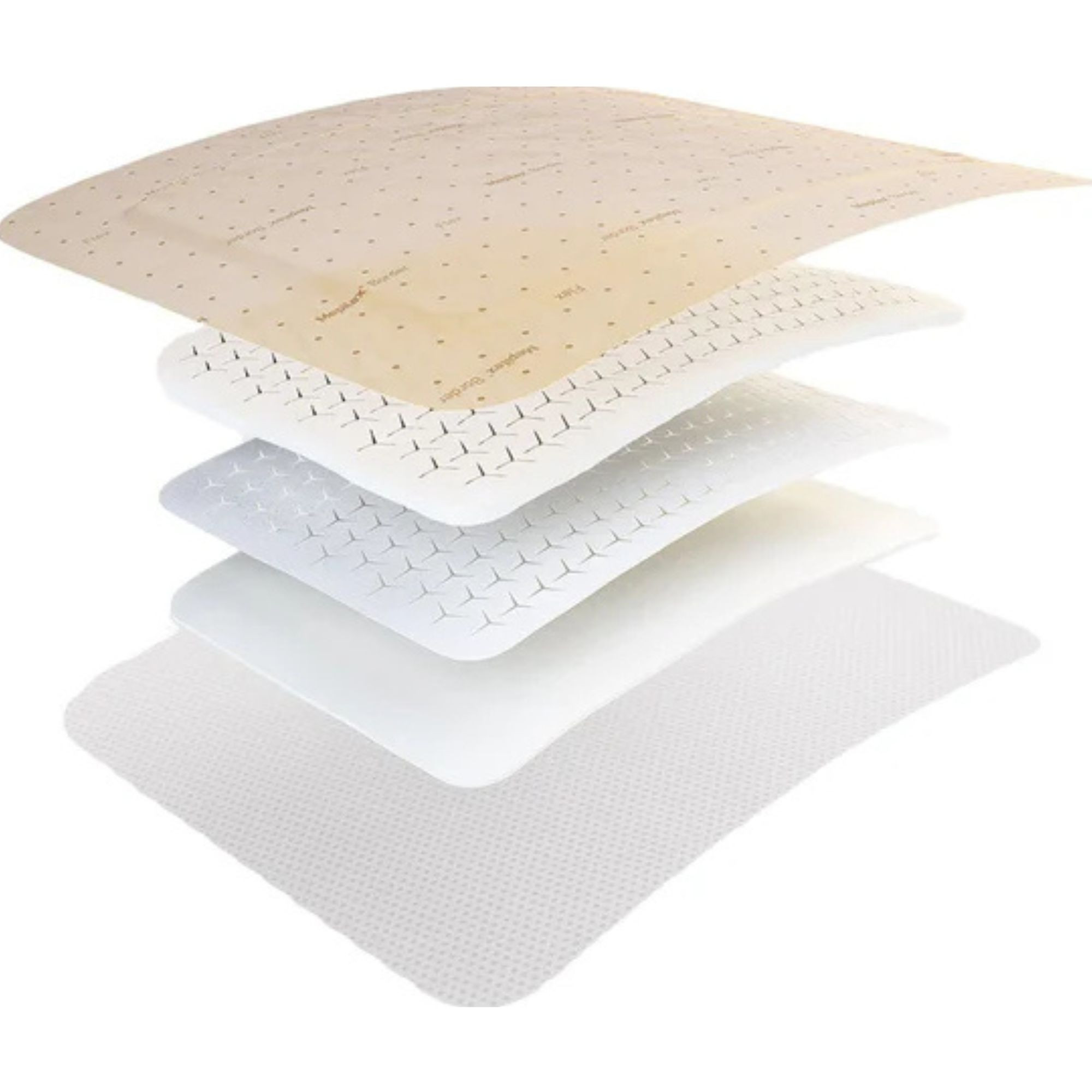 Molnlycke Mepilex Border Lite Silicone Adhesive with Border Thin Silicone Foam Dressing, 3 X 3", 281200, Box of 5