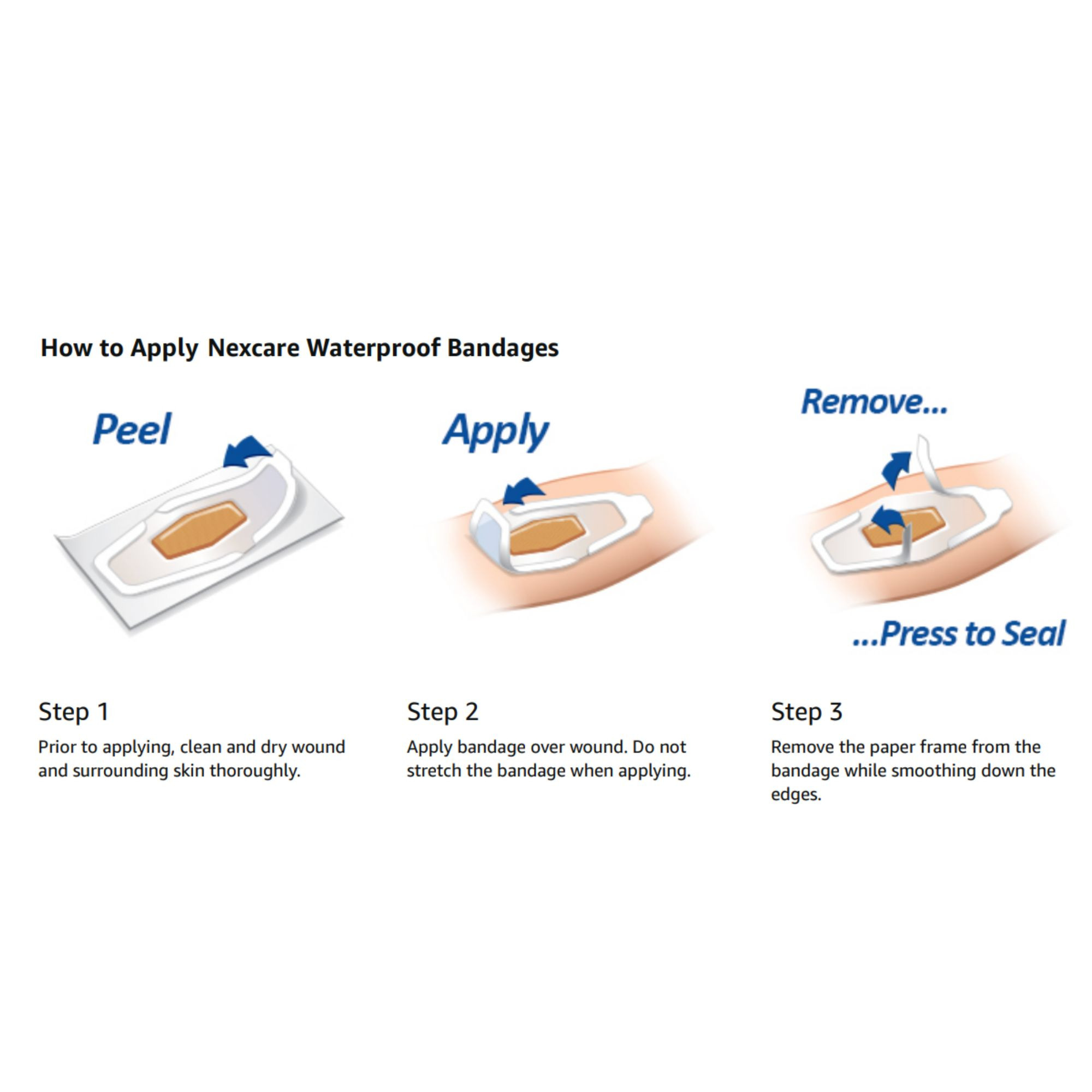 Nexcare Clear Waterproof Bandages