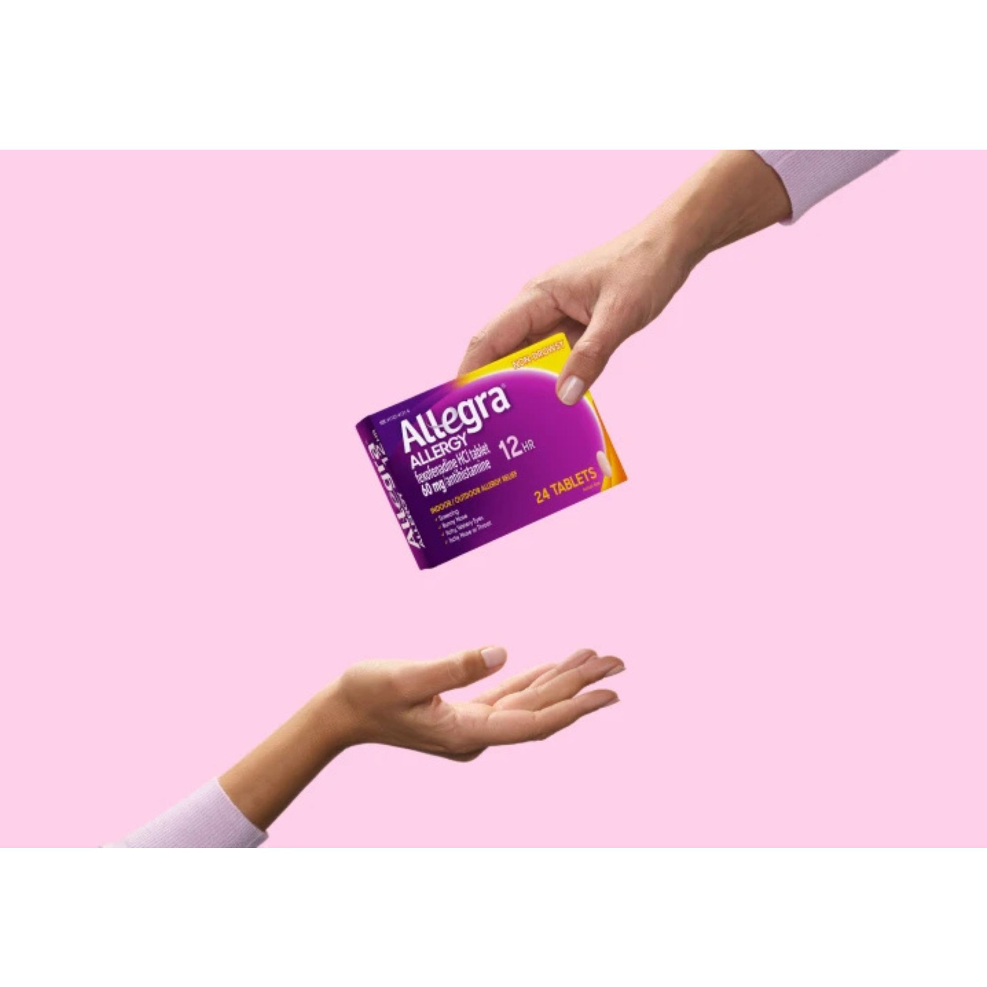 Allegra Allergy Relief Tablets, 60 mg, 41167413102, Box of 12