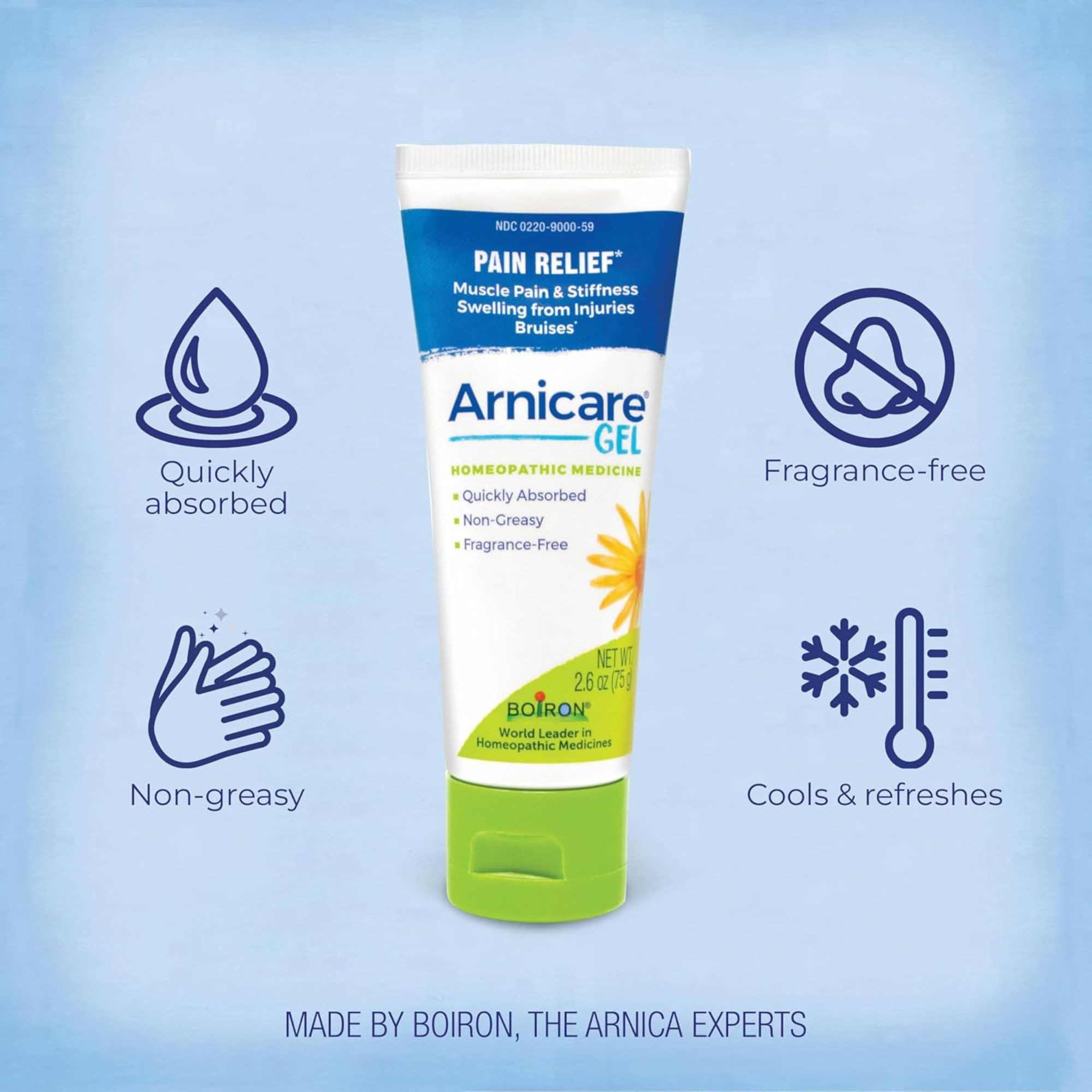 Arnicare Pain Relief Topical Gel, 2.6 oz., 30696203559, 1 Each