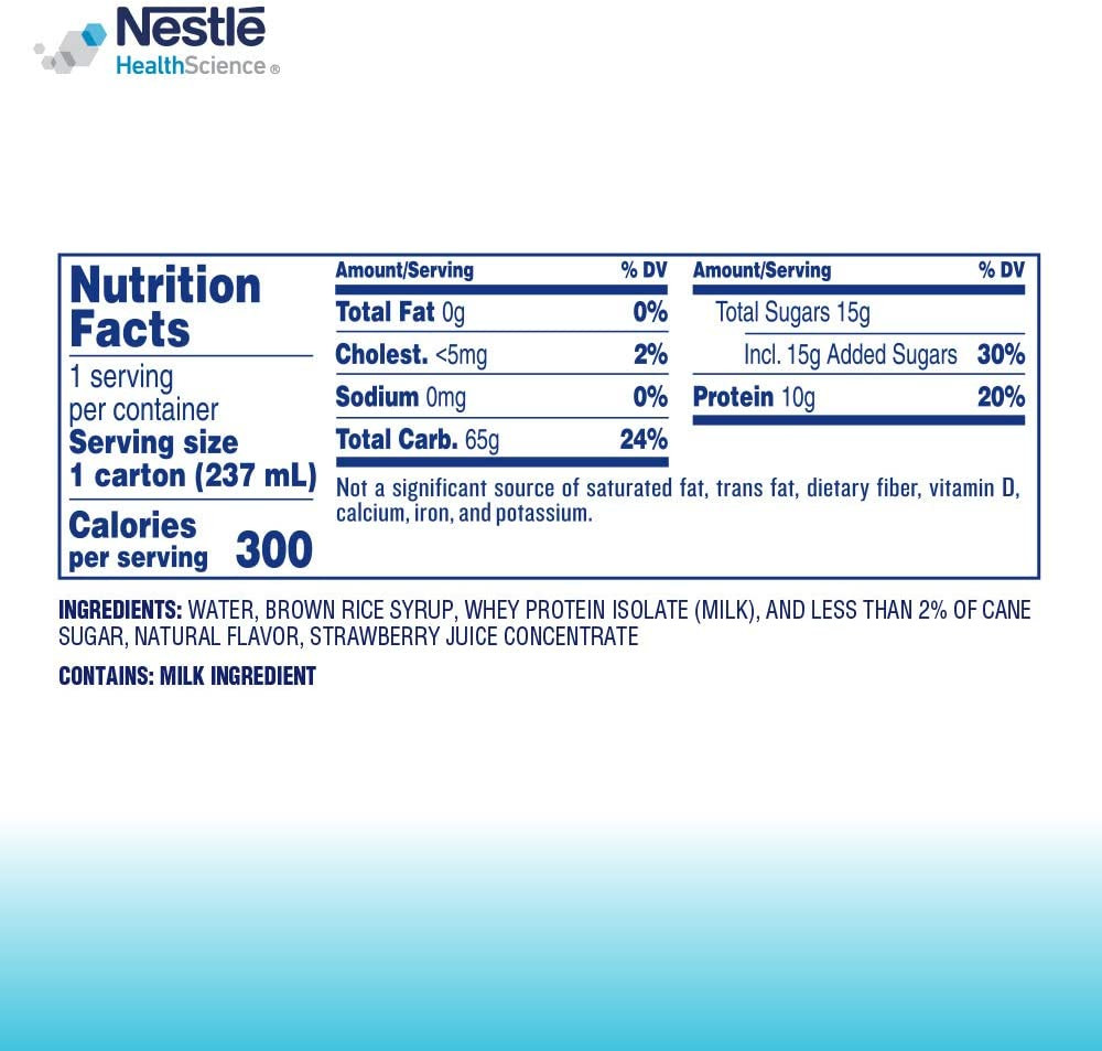 Boost Soothe Clear Nutritional Drink, Hint of Peach-Mint, 8 oz., 00043900143736, Case of 24