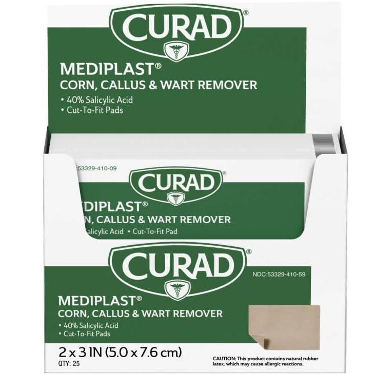 Curad MediPlast Corn, Callus & Wart Remover Pads