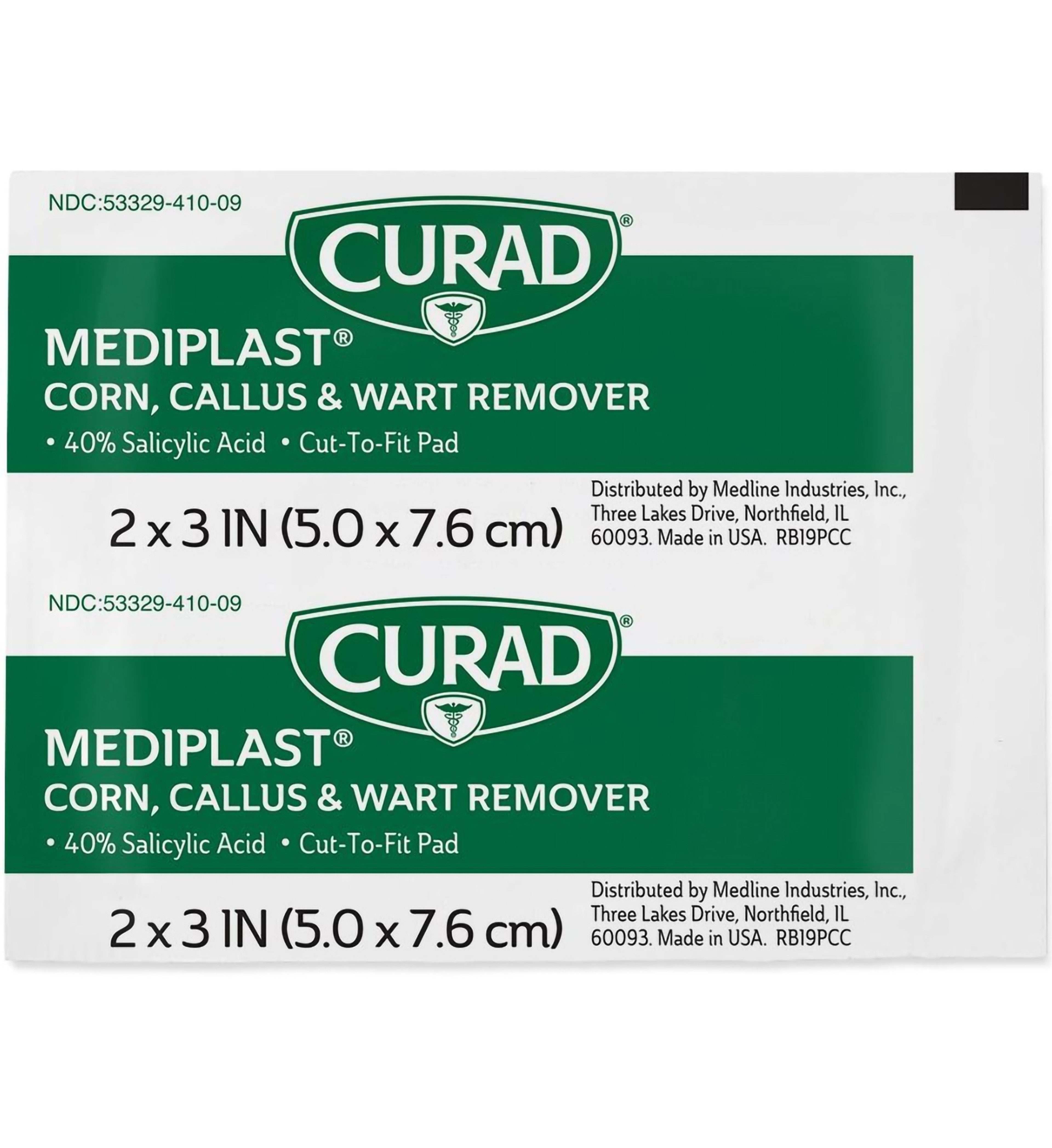 Curad MediPlast Corn, Callus & Wart Remover Pads