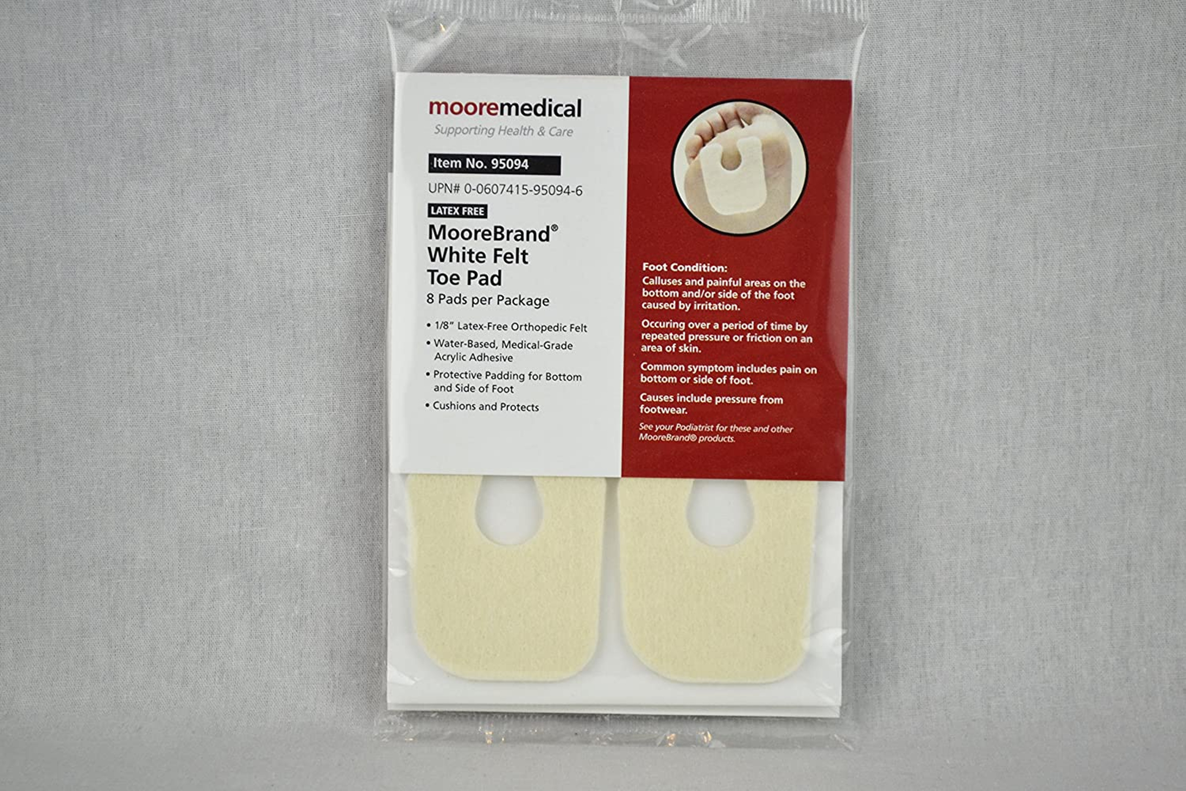 MooreBrand Pedi-Pads Toe and Callus Pad