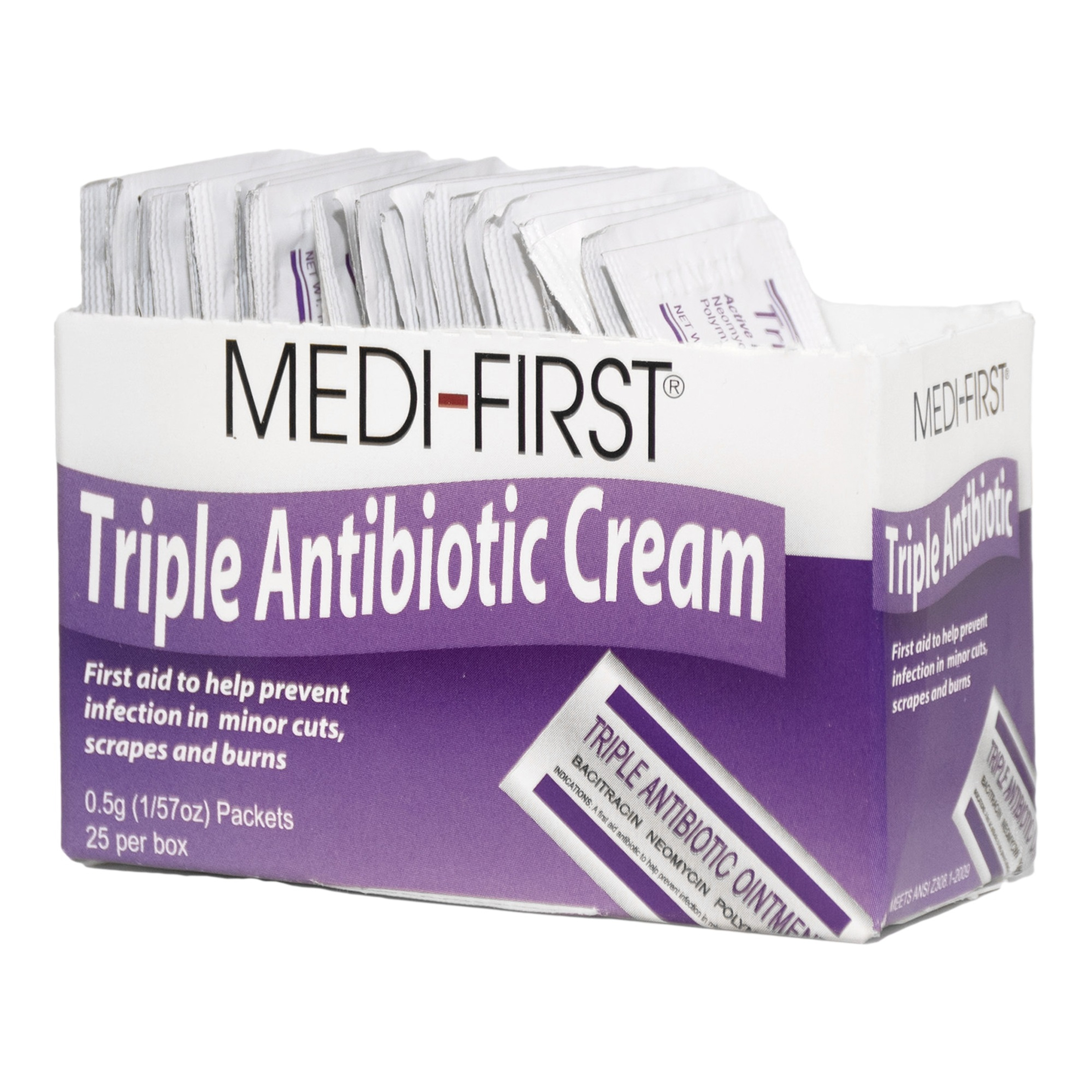 Medi-First Triple Antibiotic Ointment Packets, 0.5 Grams