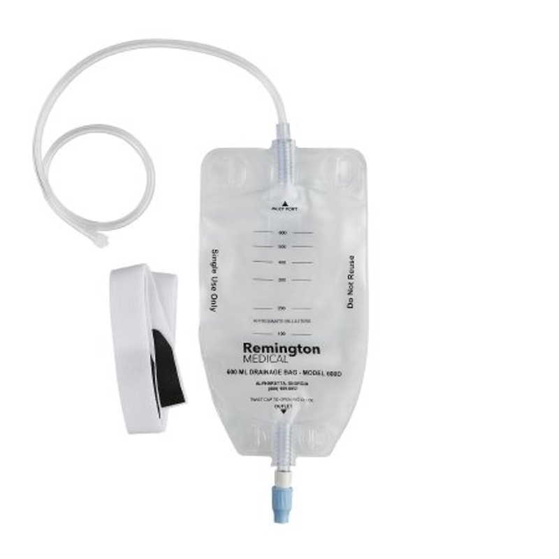Remington Medical Drain Bag, 600 mL, 600-D, 1 Each