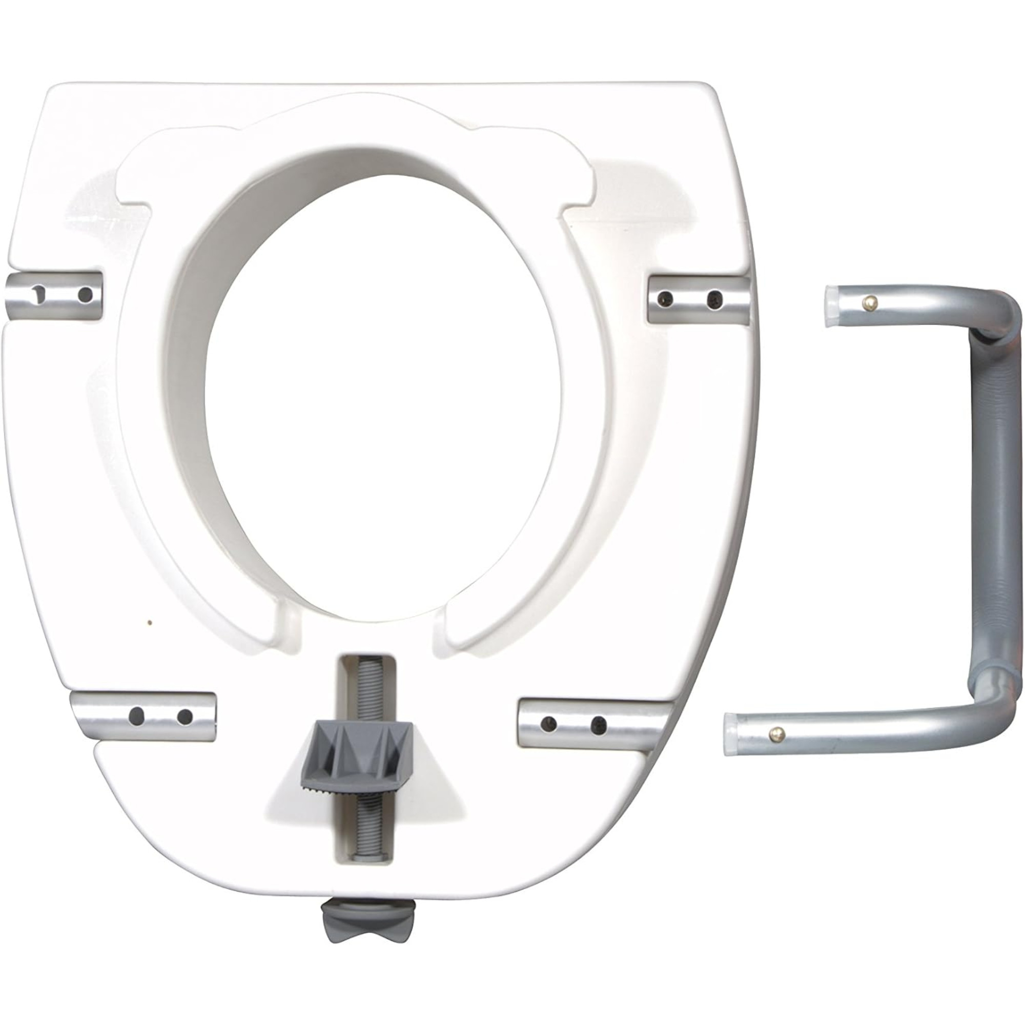 Drive Premium Plastic, Raised, Elongated Toilet Seat with Lock