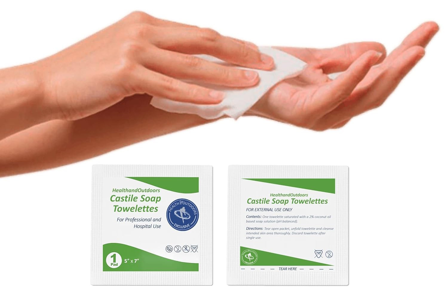 Dynarex Castile Soap Towelettes