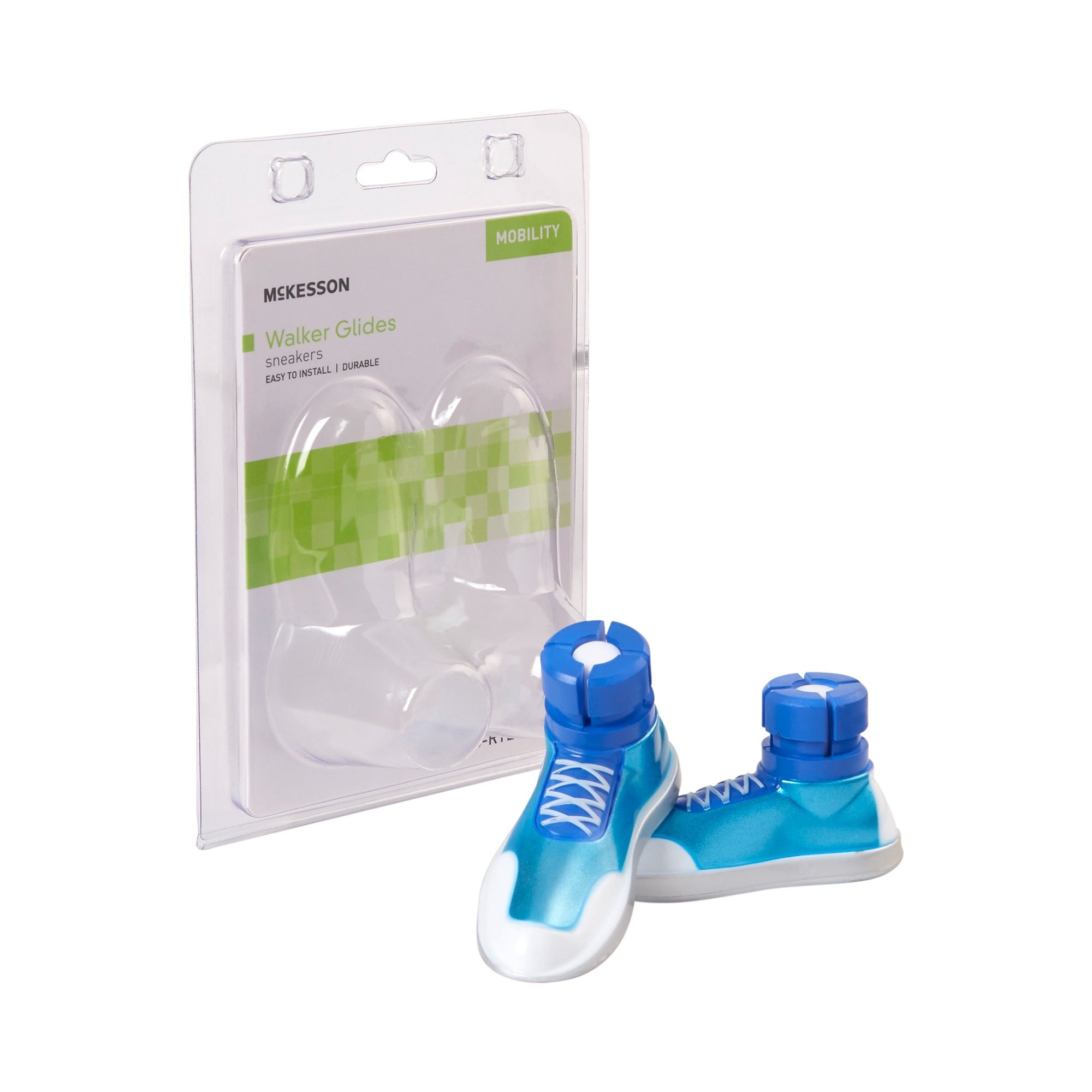 McKesson Walker Ski Glides, 146-RTL100014, Sneakers - 1 Box