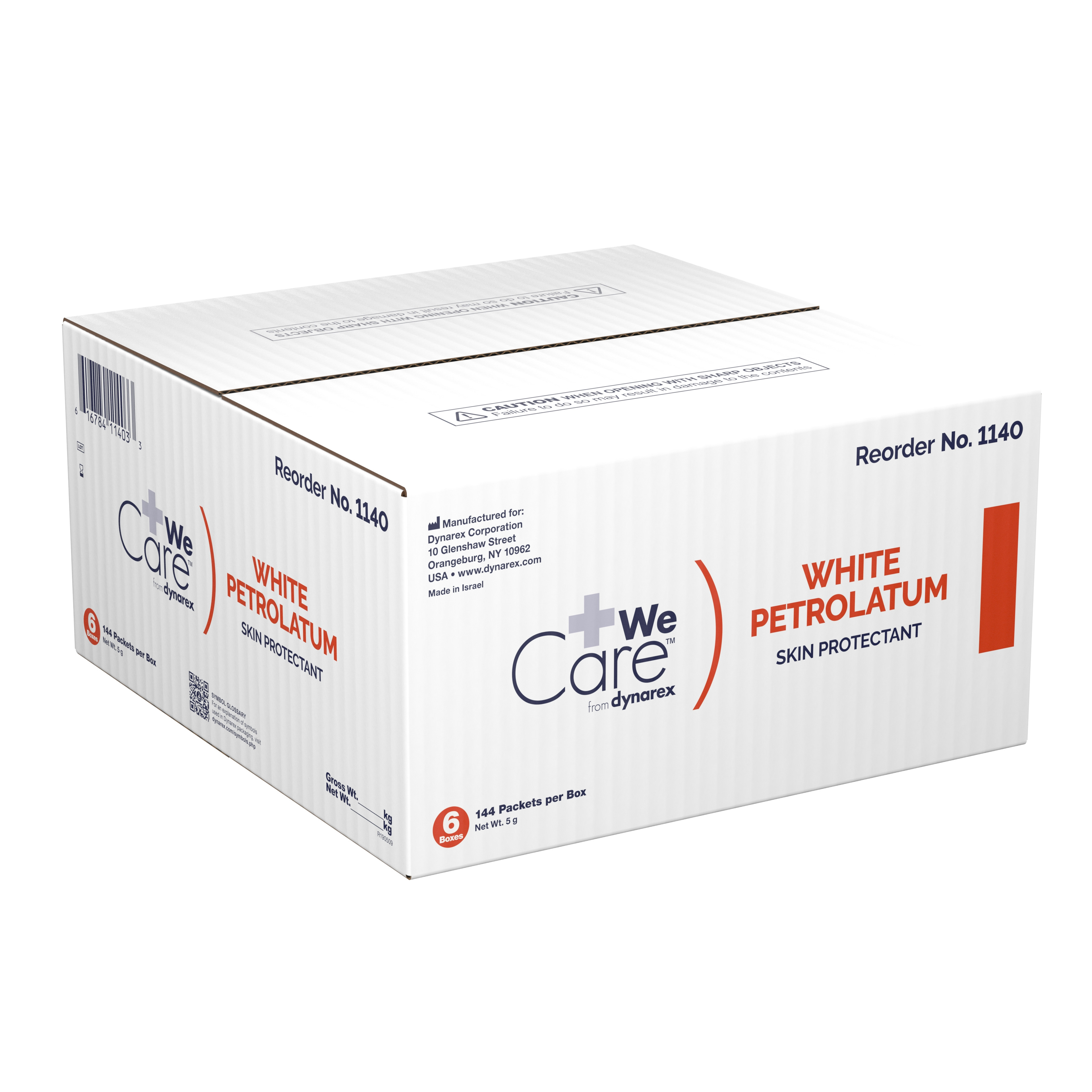 WeCare White Petrolatum Skin Protectant Individual Packets