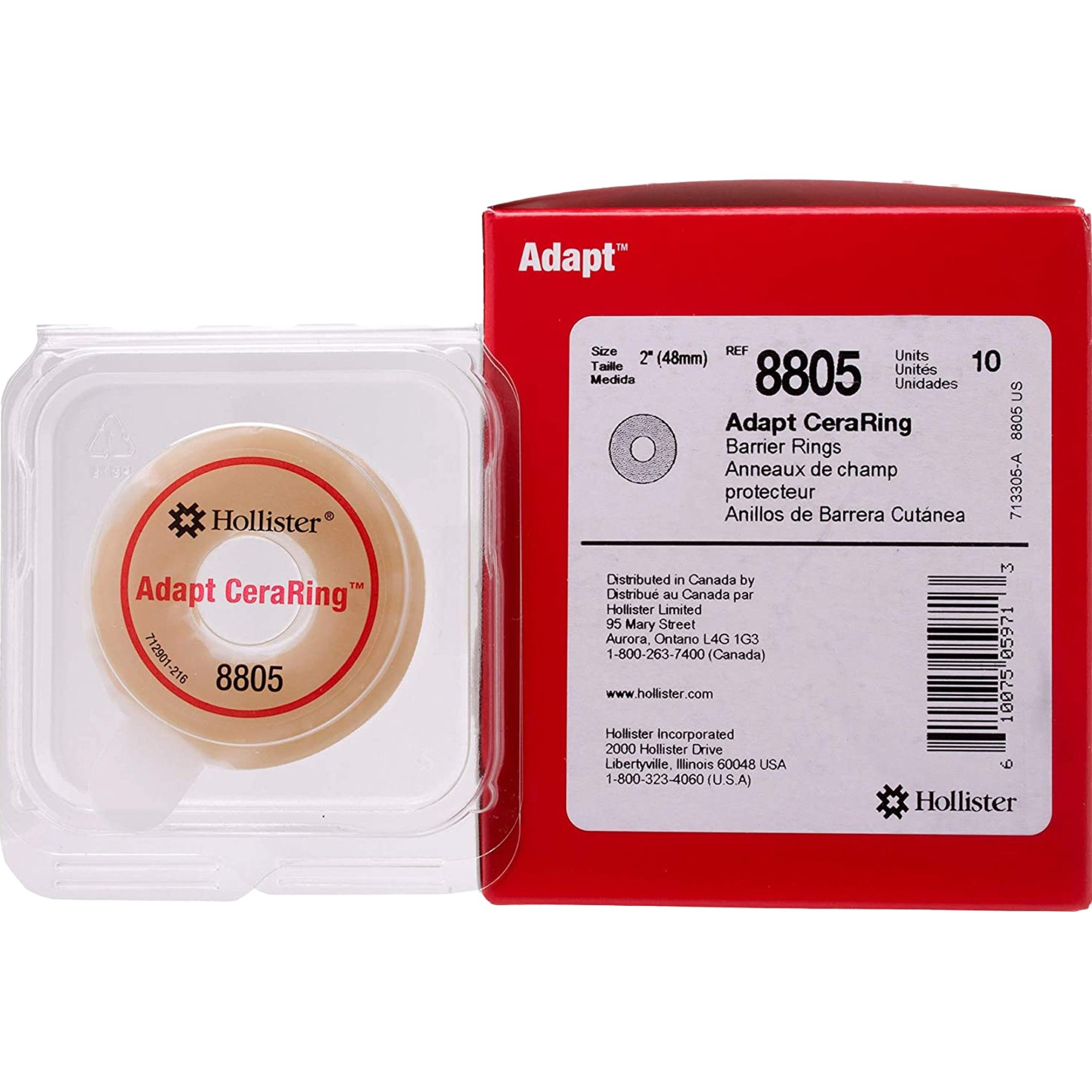 Hollister Adapt CeraRing Barrier Rings, 2' X 4.5 mm