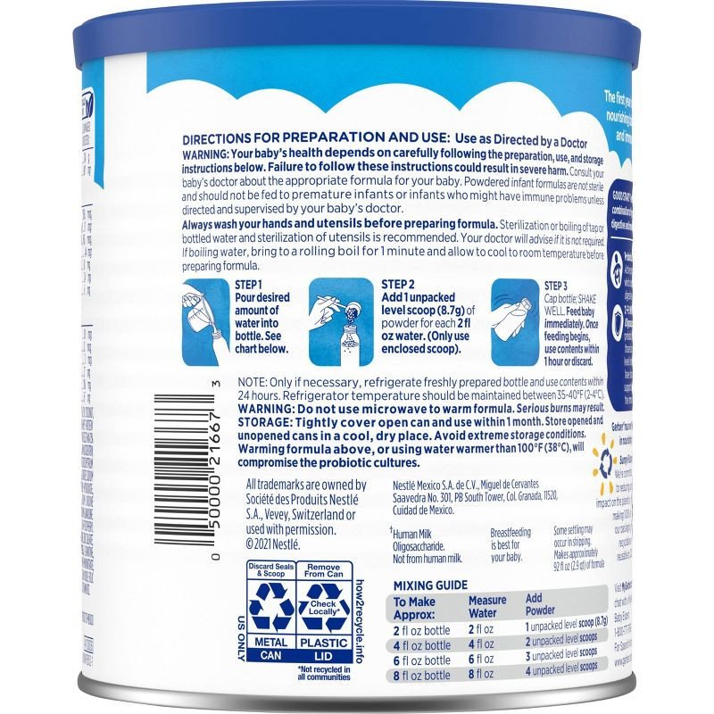 Gerber Goodstart Gentle For Complete Nutrition & Comfort Infant Formula with Iron, 12.7 oz., 5000022901, 1 Each