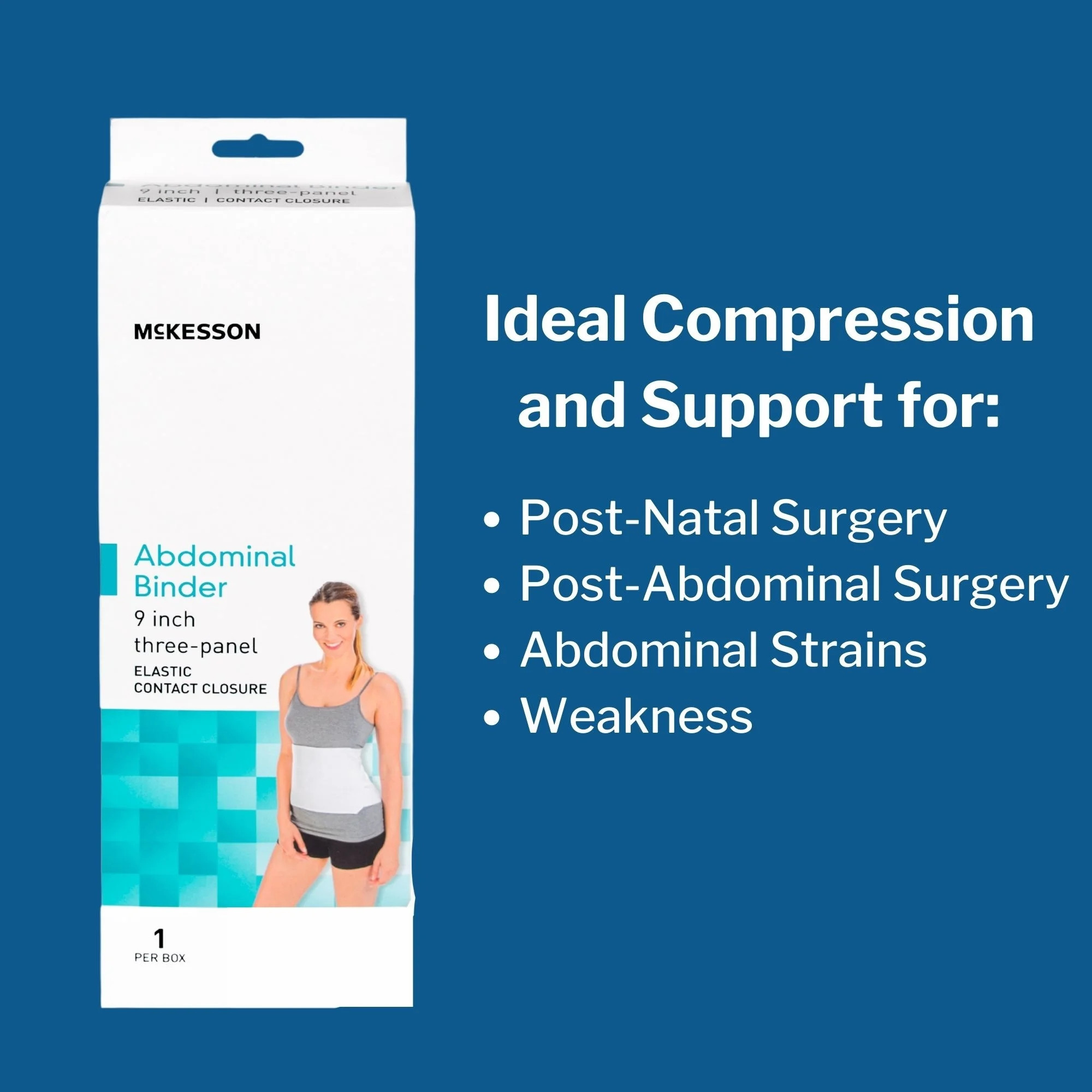 McKesson Three-Panel Abdominal Binder