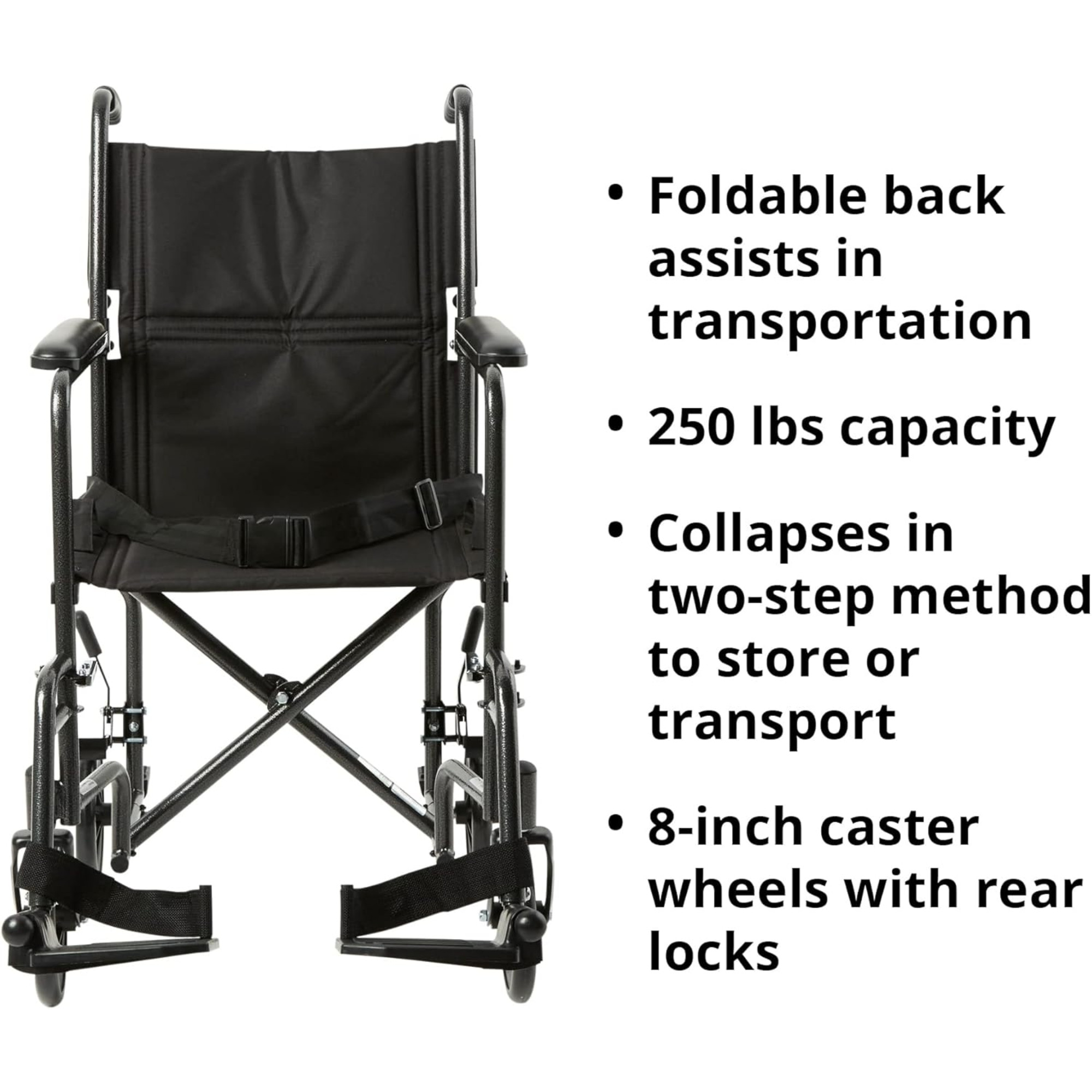 McKesson Lightweight Transport Chair