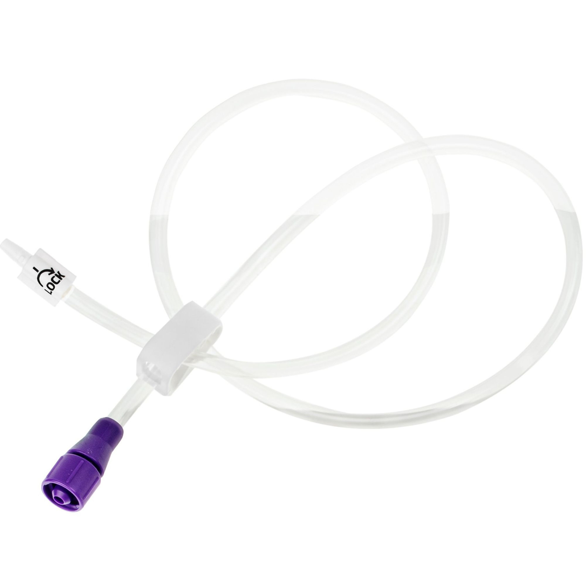 McKesson Single ENFit Port Extension Feeding Set, Straight, 24"