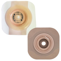 New Image Flat CeraPlus Skin Barrier, Extended Wear,  2.25" Flange, 1.75" Opening