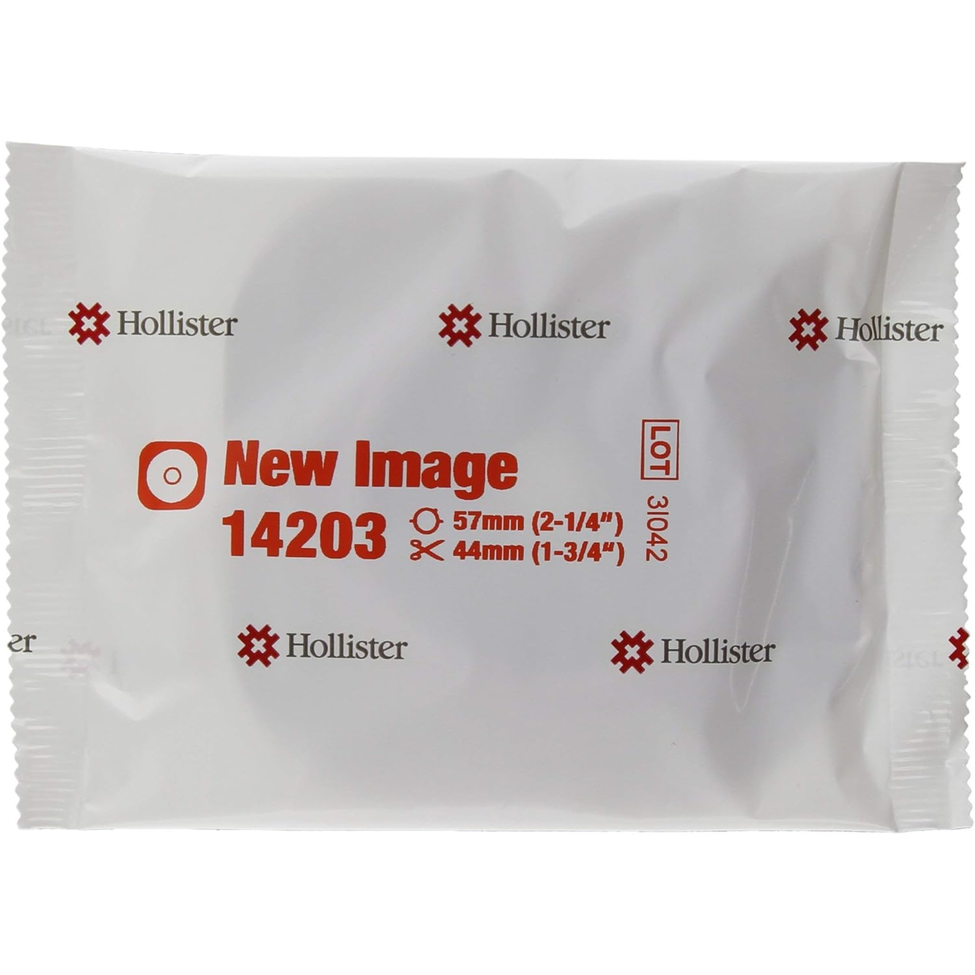 Hollister New Image Flextend Colostomy Barrier, Trim to Fit, 57 mm Flange, Up to 1.75 Inch Stoma Opening