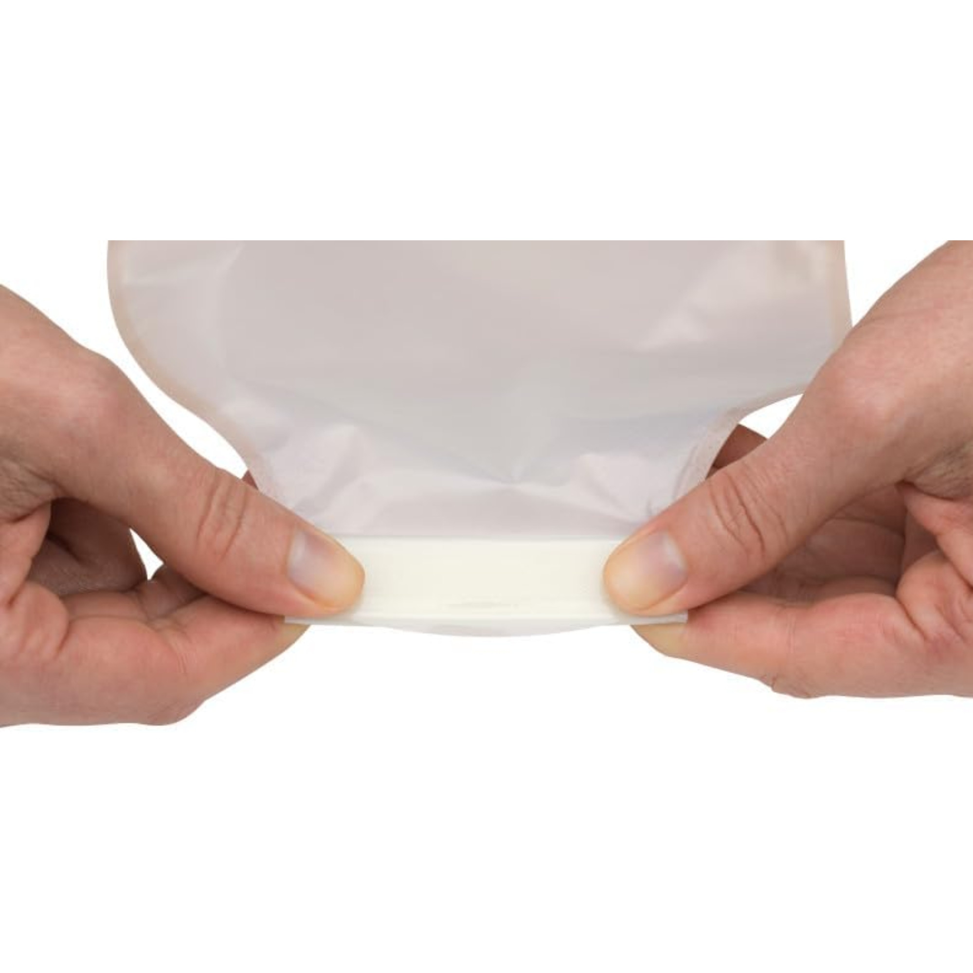 Hollister Premier One-Piece Drainable Transparent Ostomy Pouch, Trim to Fit, 12", Up to 2.5" Stoma