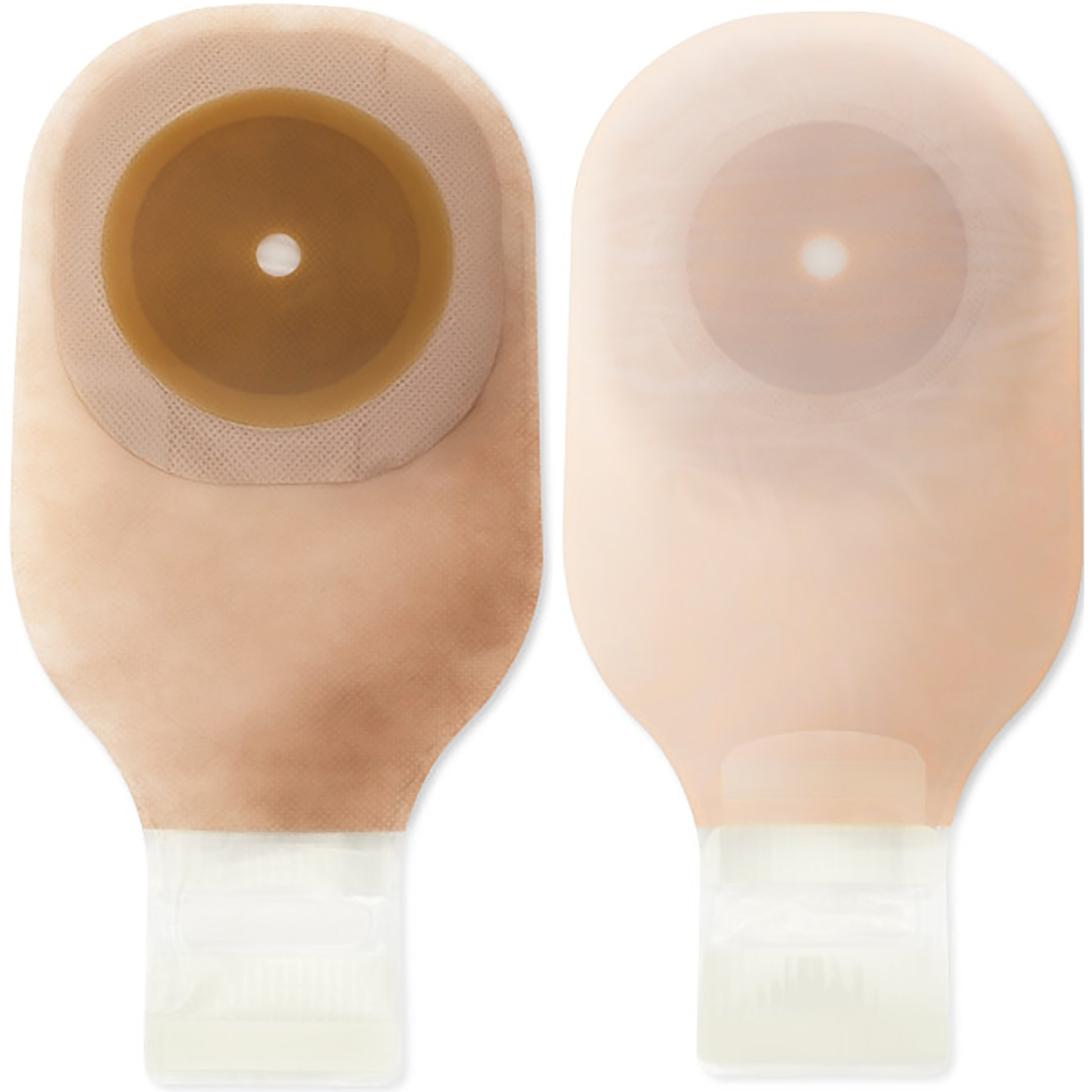 Hollister Premier One-Piece Drainable Transparent Ostomy Pouch, Trim to Fit, 12", Up to 2.5" Stoma