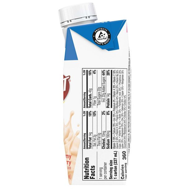 Boost Plus Balanced Nutritional Drink, Carton, Creamy Strawberry, 8 oz.