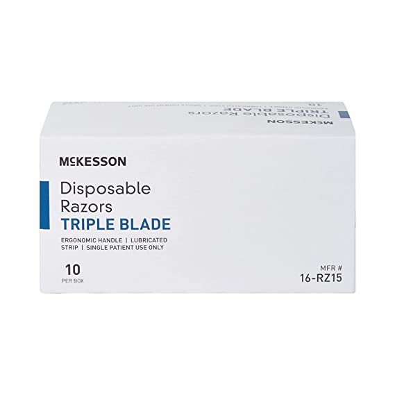 McKesson Triple Blade Disposable Razors