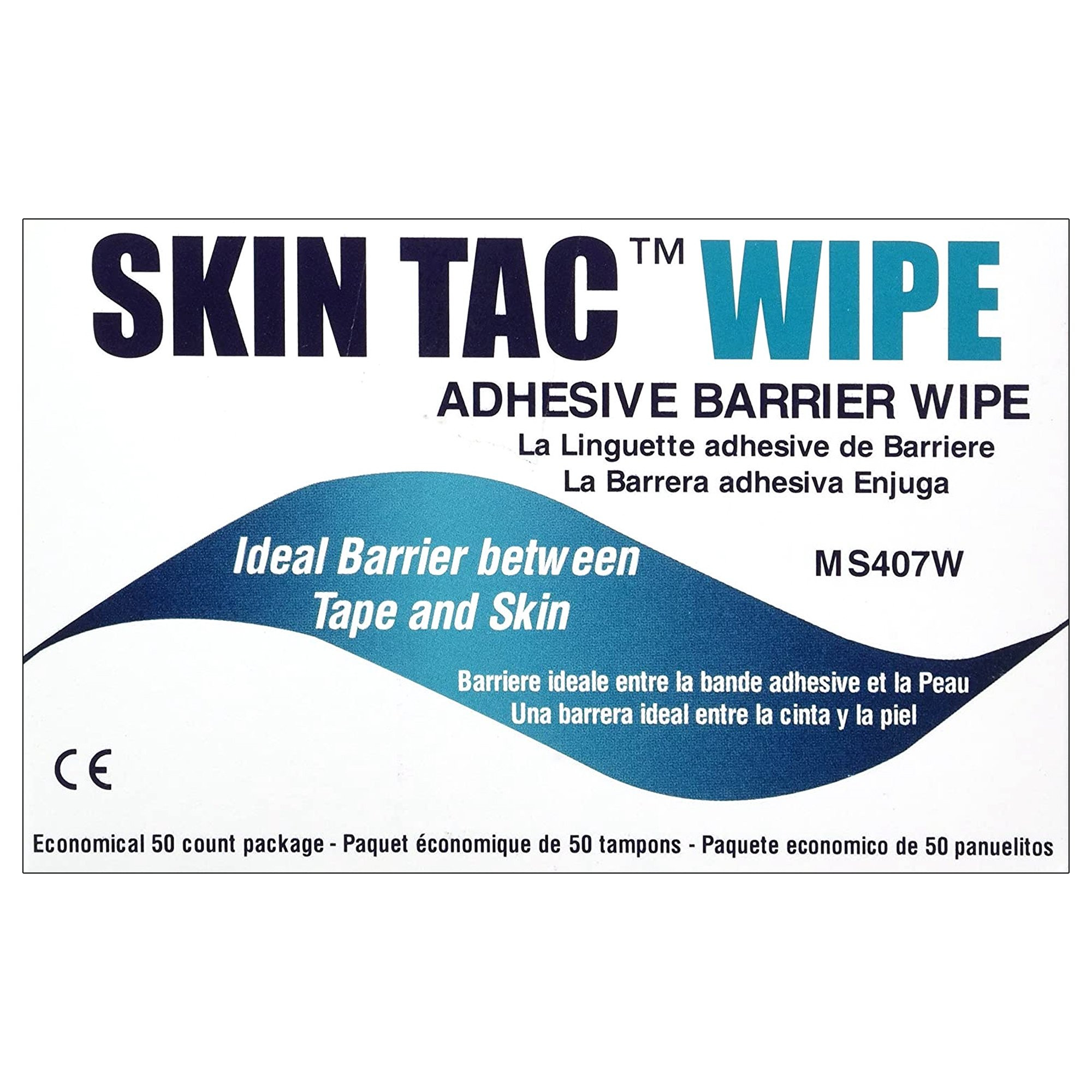 Skin Tac Wipe Adhesive Barrier Wipe