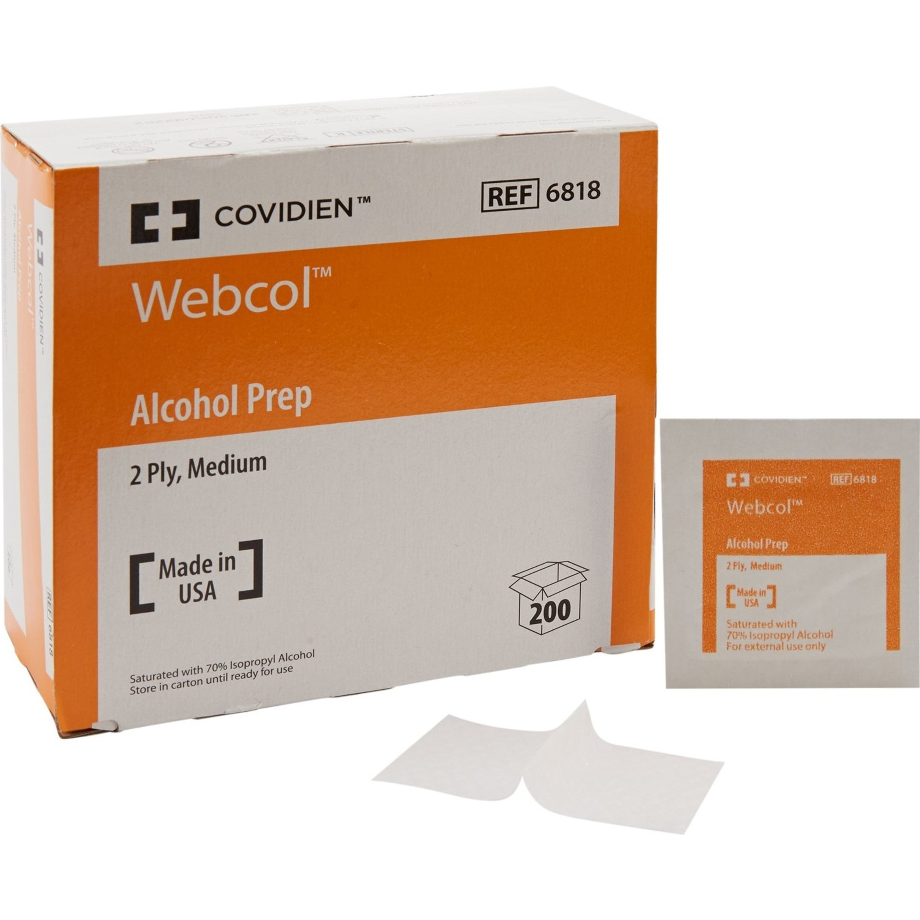 Cardinal Webcol Alcohol Prep Pad