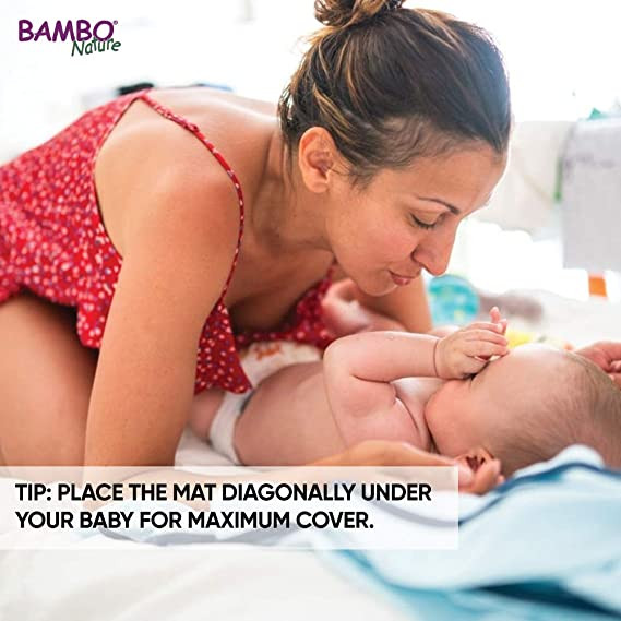 Bambo Nature Breathable Changing Mats, Light Absorbency