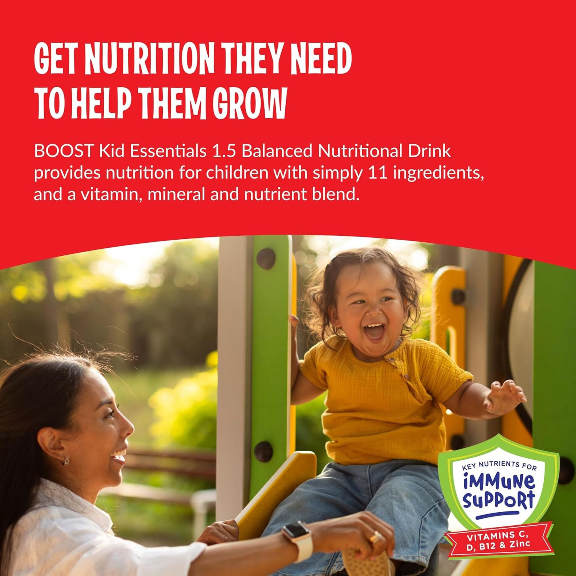 Boost Kid Essentials 1.5 Pediatric Oral Supplement/Tube Feeding Formula, Carton, Vanilla Vortex, 8 oz., 00043900585413, Case of 24